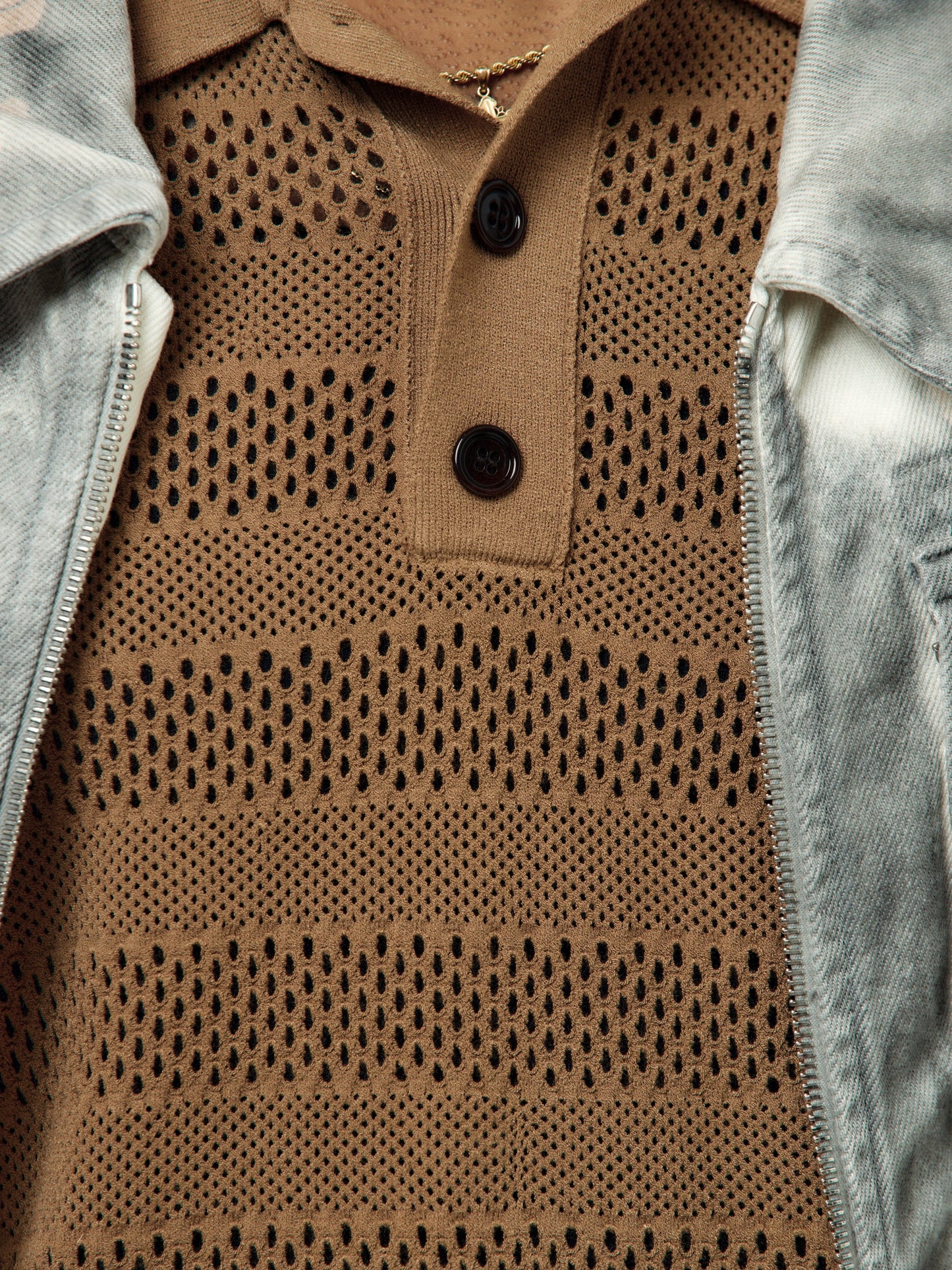 Dries Van Noten Mercy Polo (Camel)