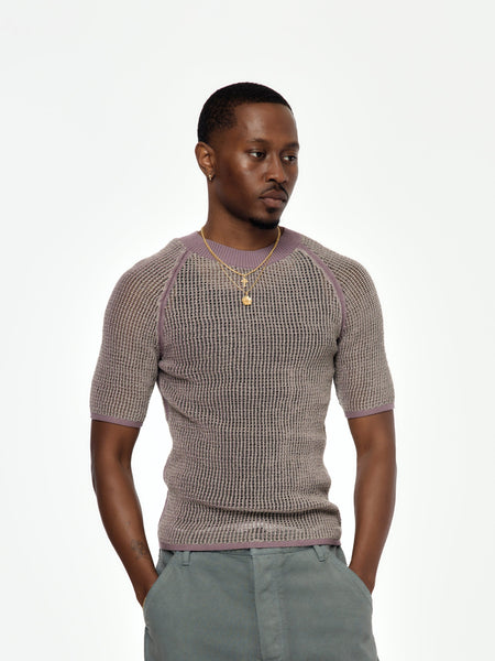 Dries Van Noten Memo Sweater (Mauve) - UNION LOS ANGELES