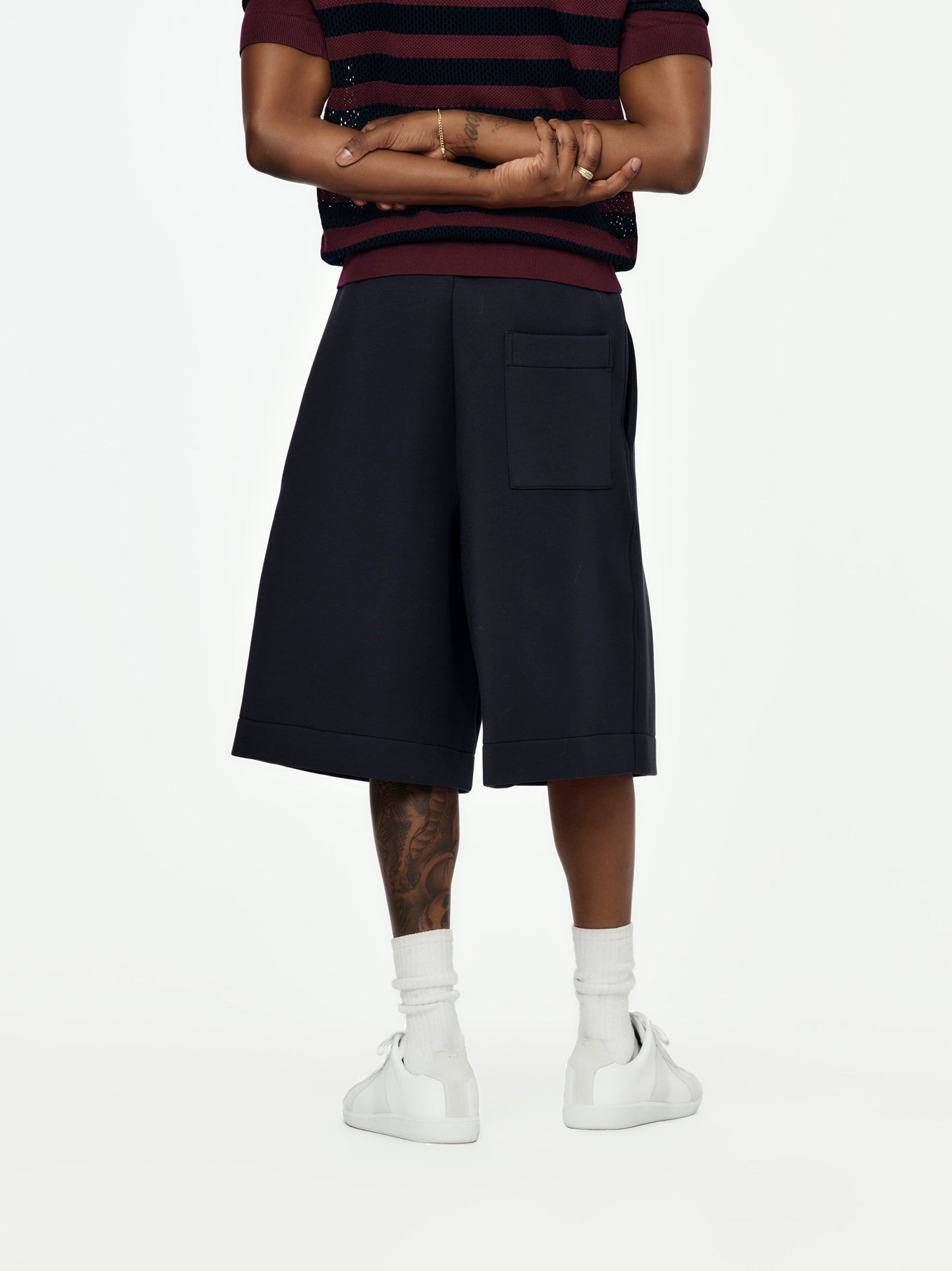 Dries Van Noten Hupper Shorts (Navy)