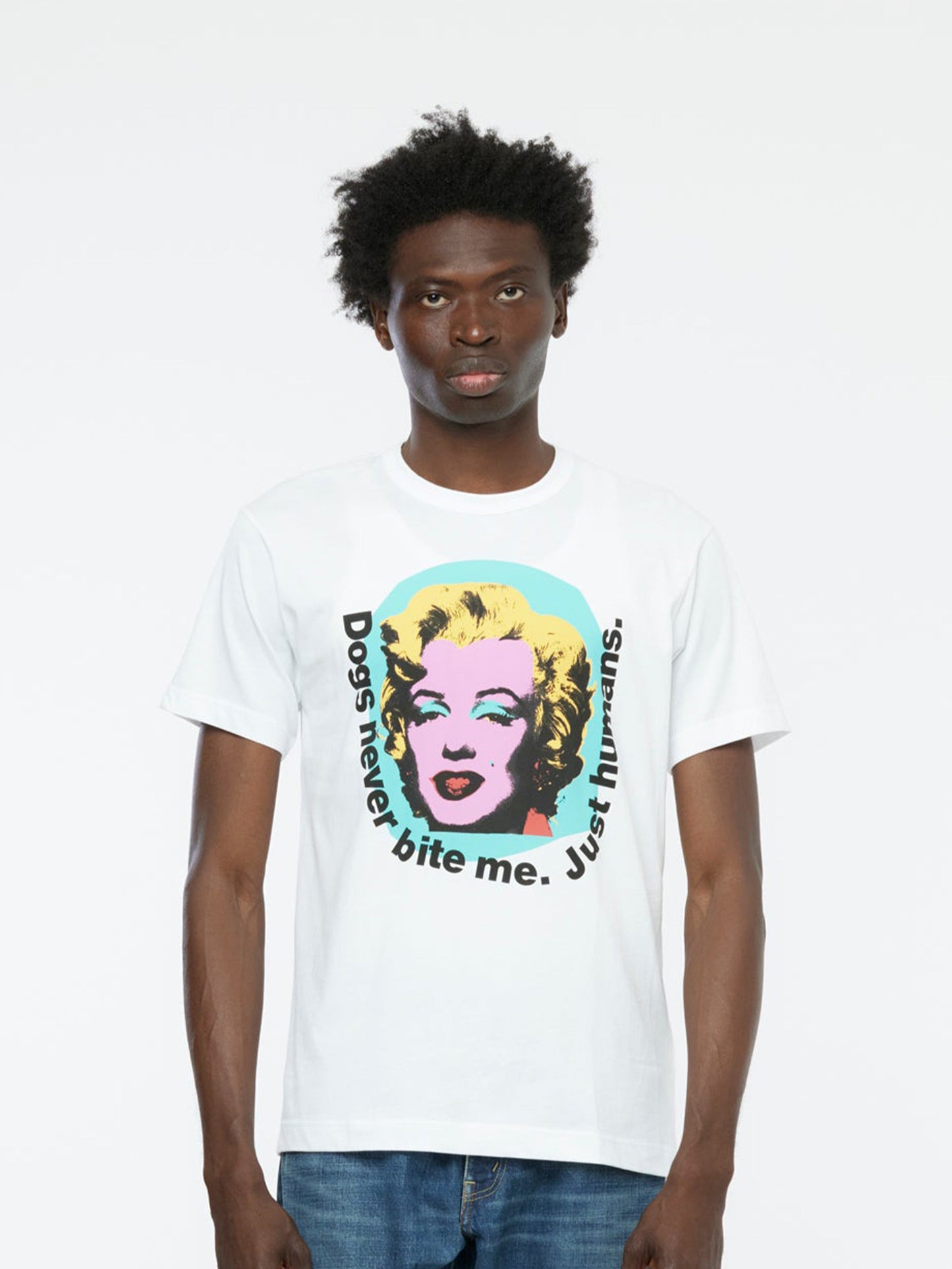 CDG Shirt Marilyn Monroe Tee (White)