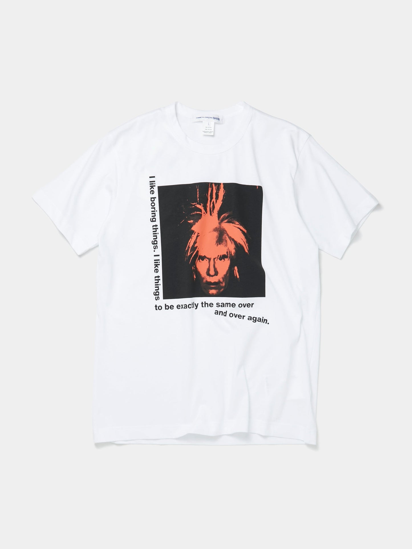 CDG Shirt Andy Warhol Tee (White)