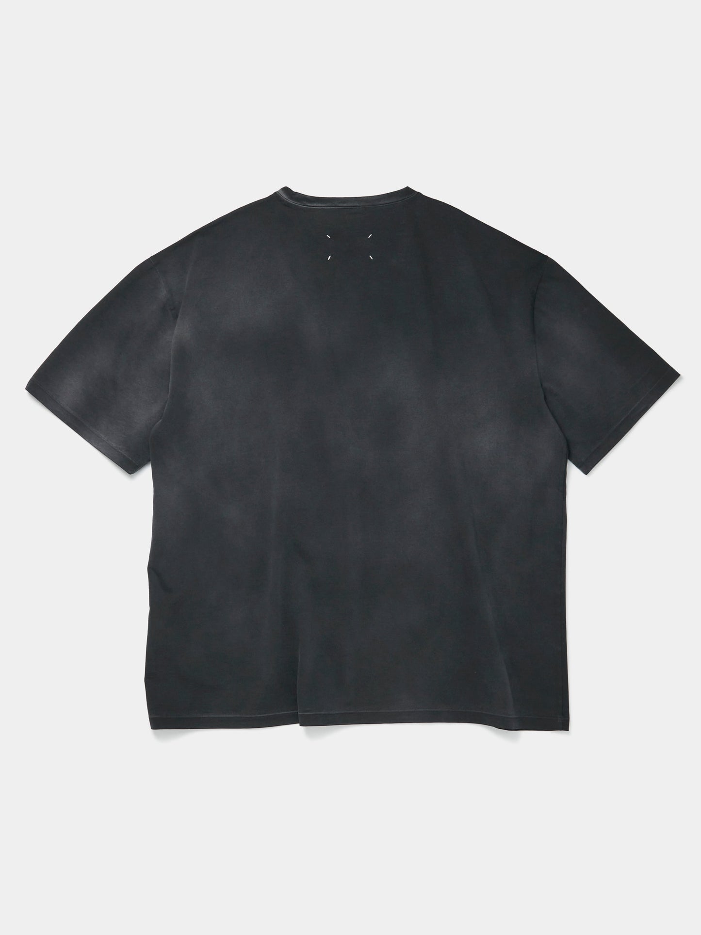 Faded Block Letter Tee (Washed Black)