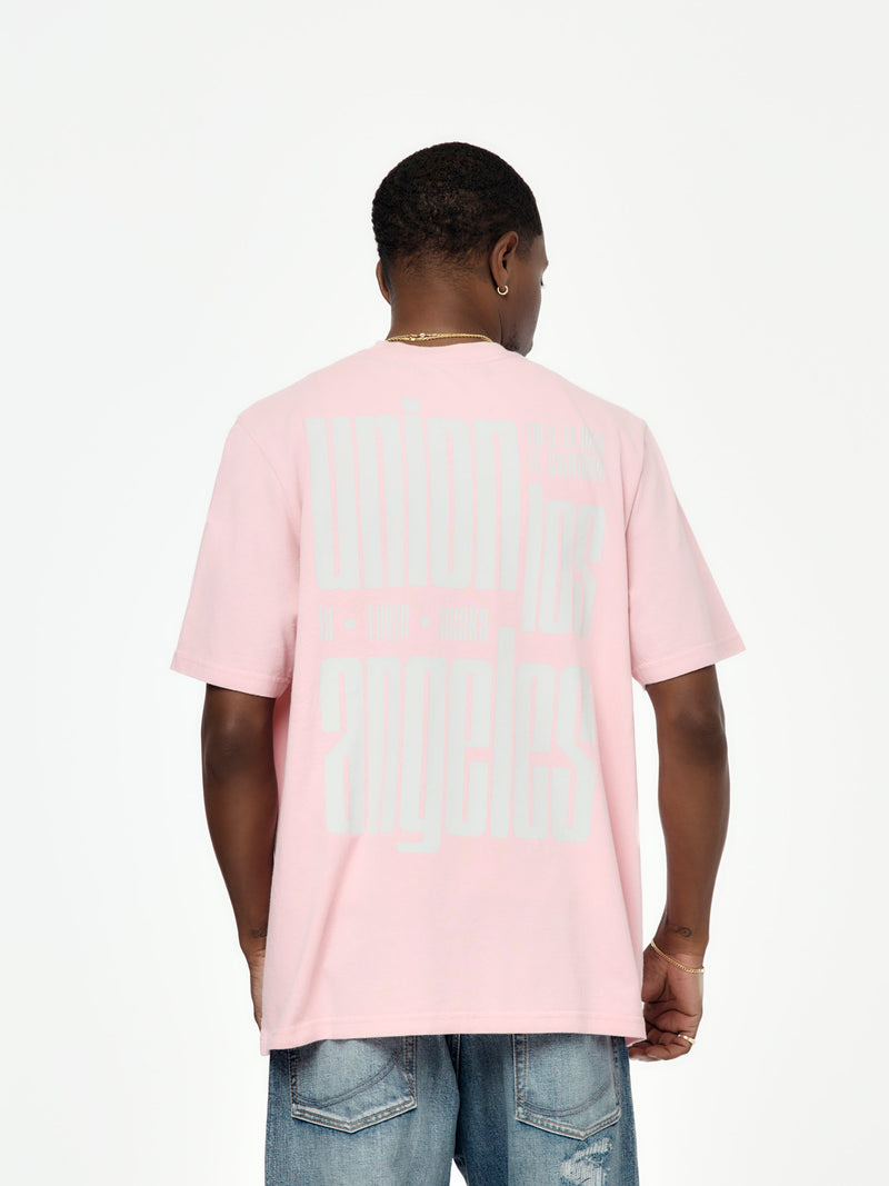 Condensed Tee (Pink Rose)