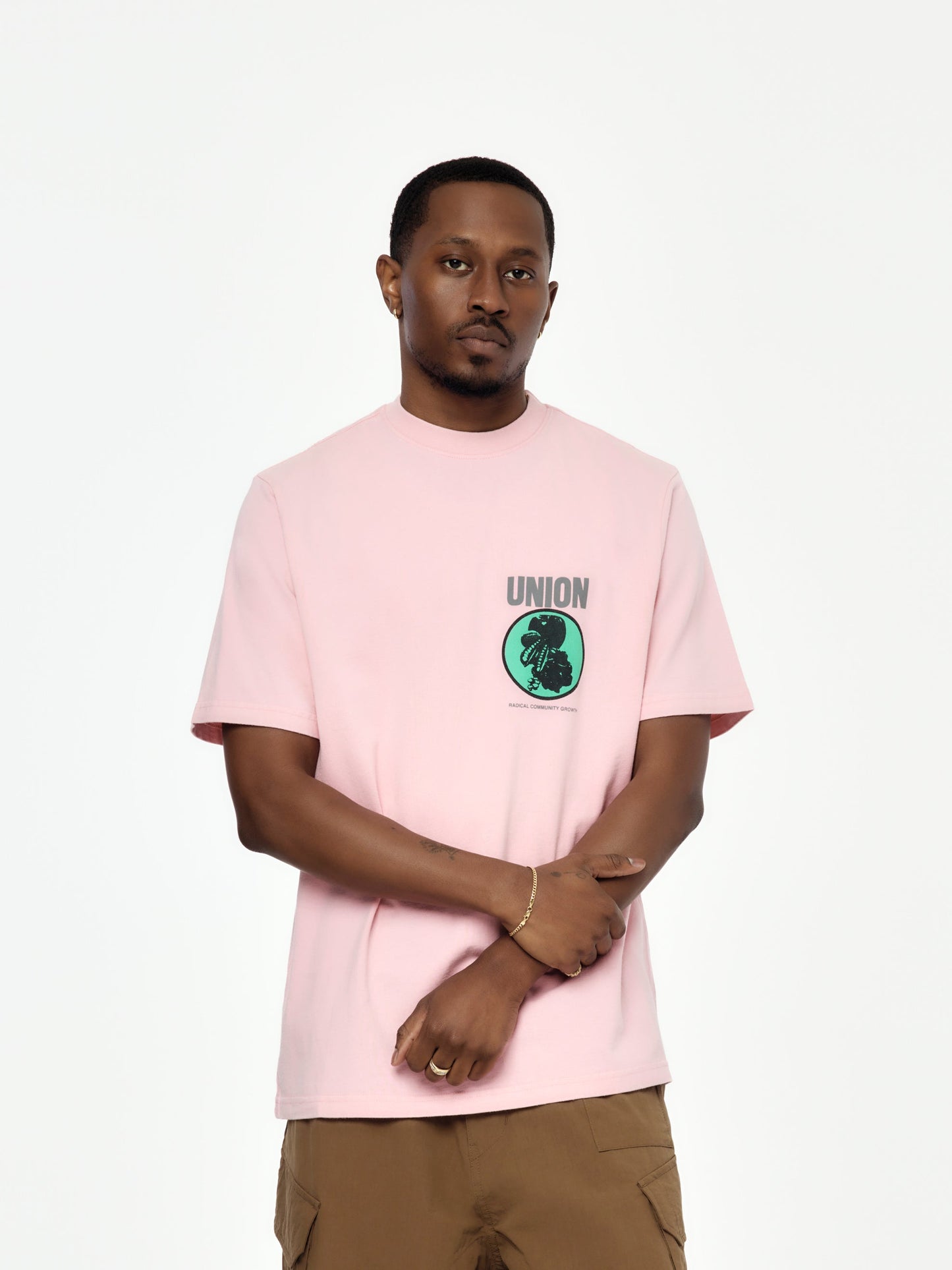 Everyone Eats Tee (Pink Rose)