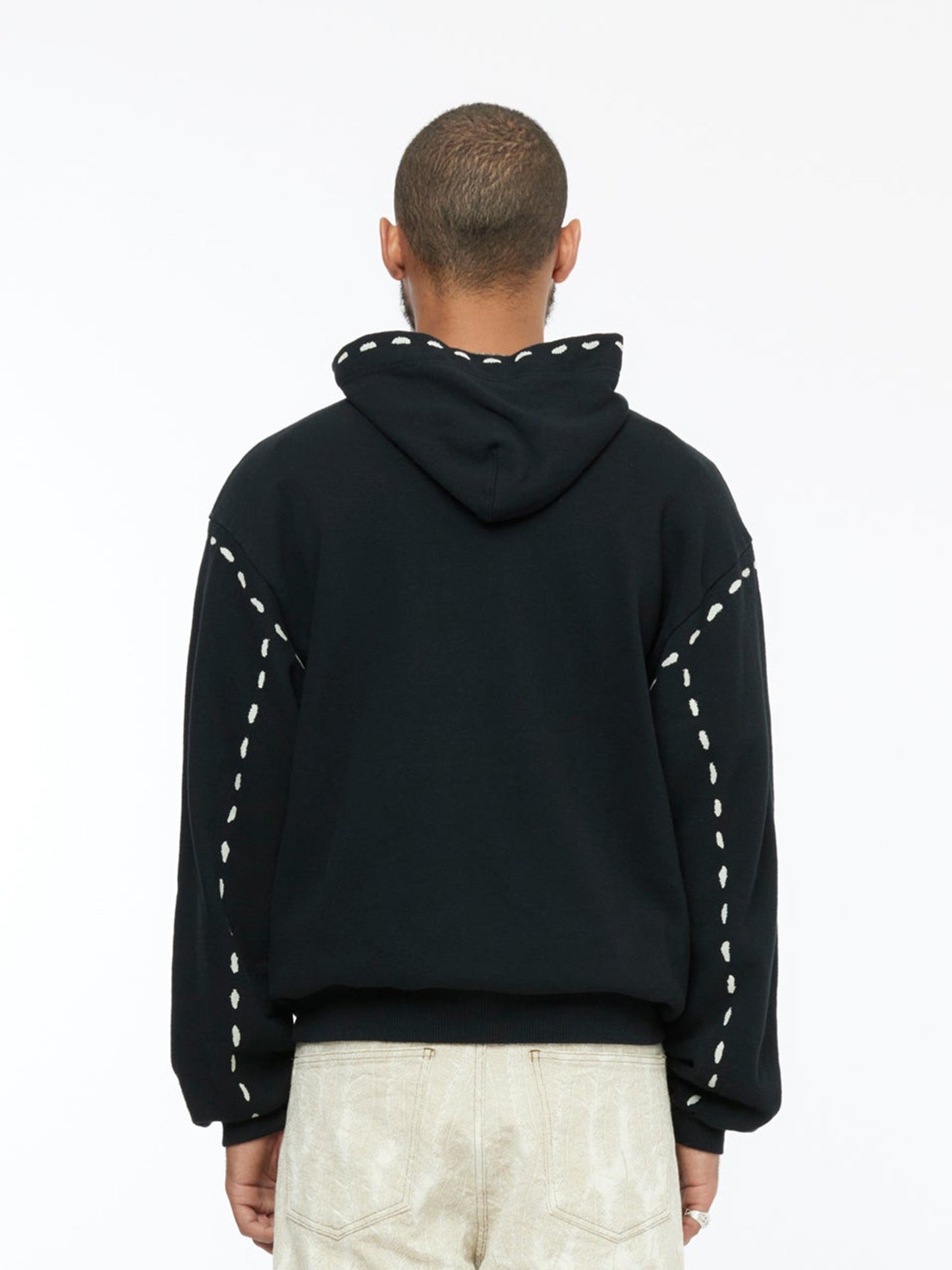 Marionette Knit Hoodie (Black)