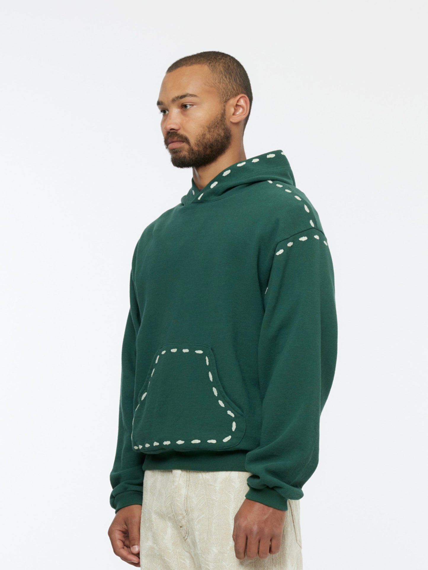 Marionette Knit Hoodie (Green)