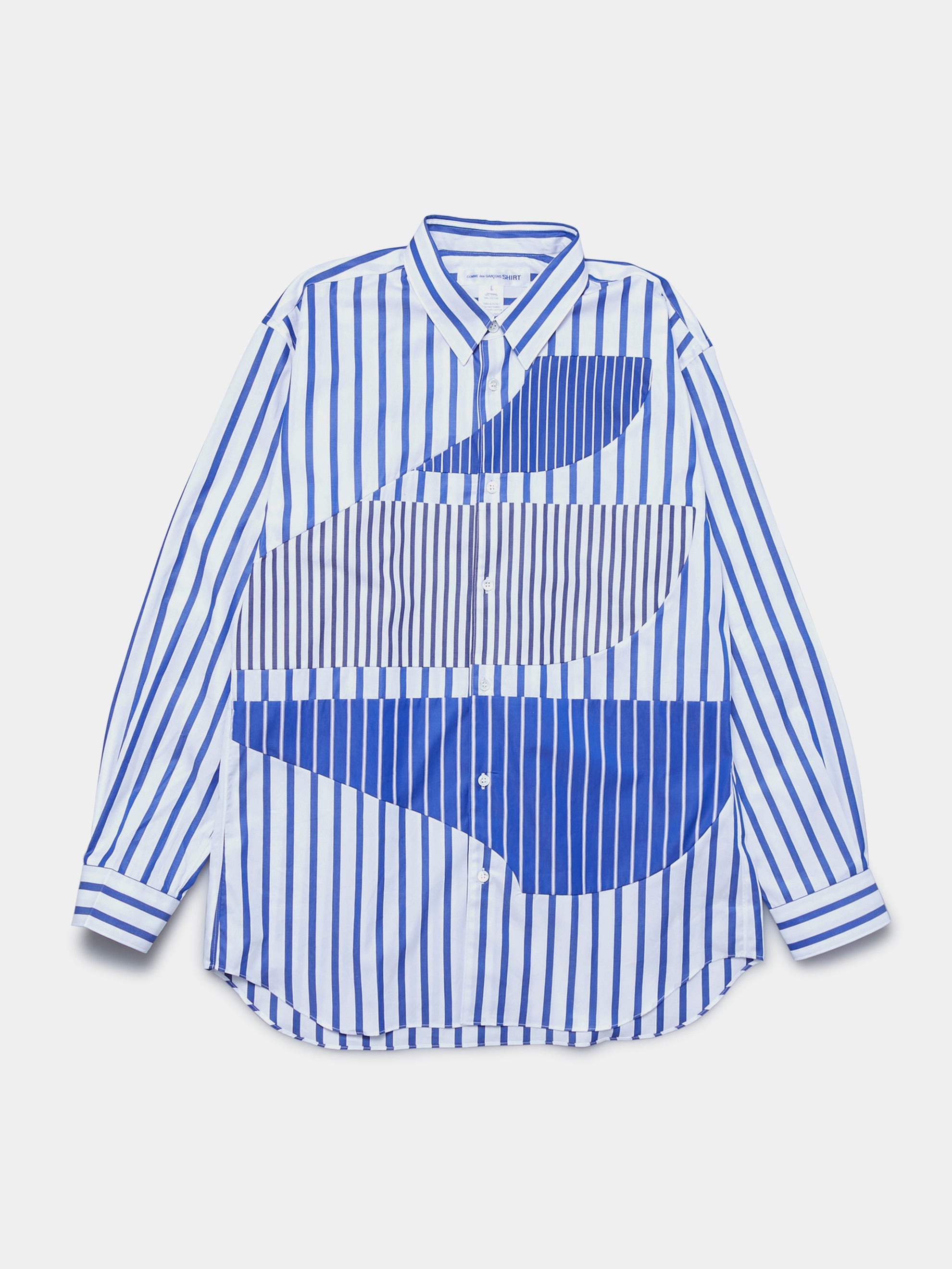 Stripe Mix Woven Shirt