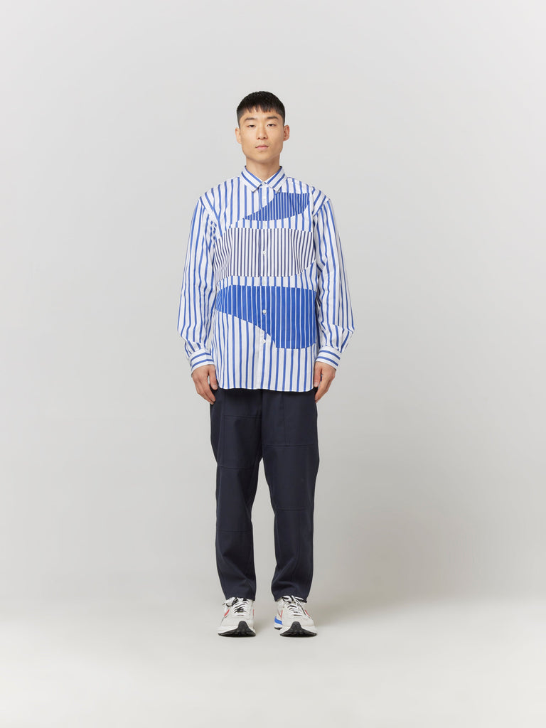 Stripe Mix Woven Shirt30059595432013