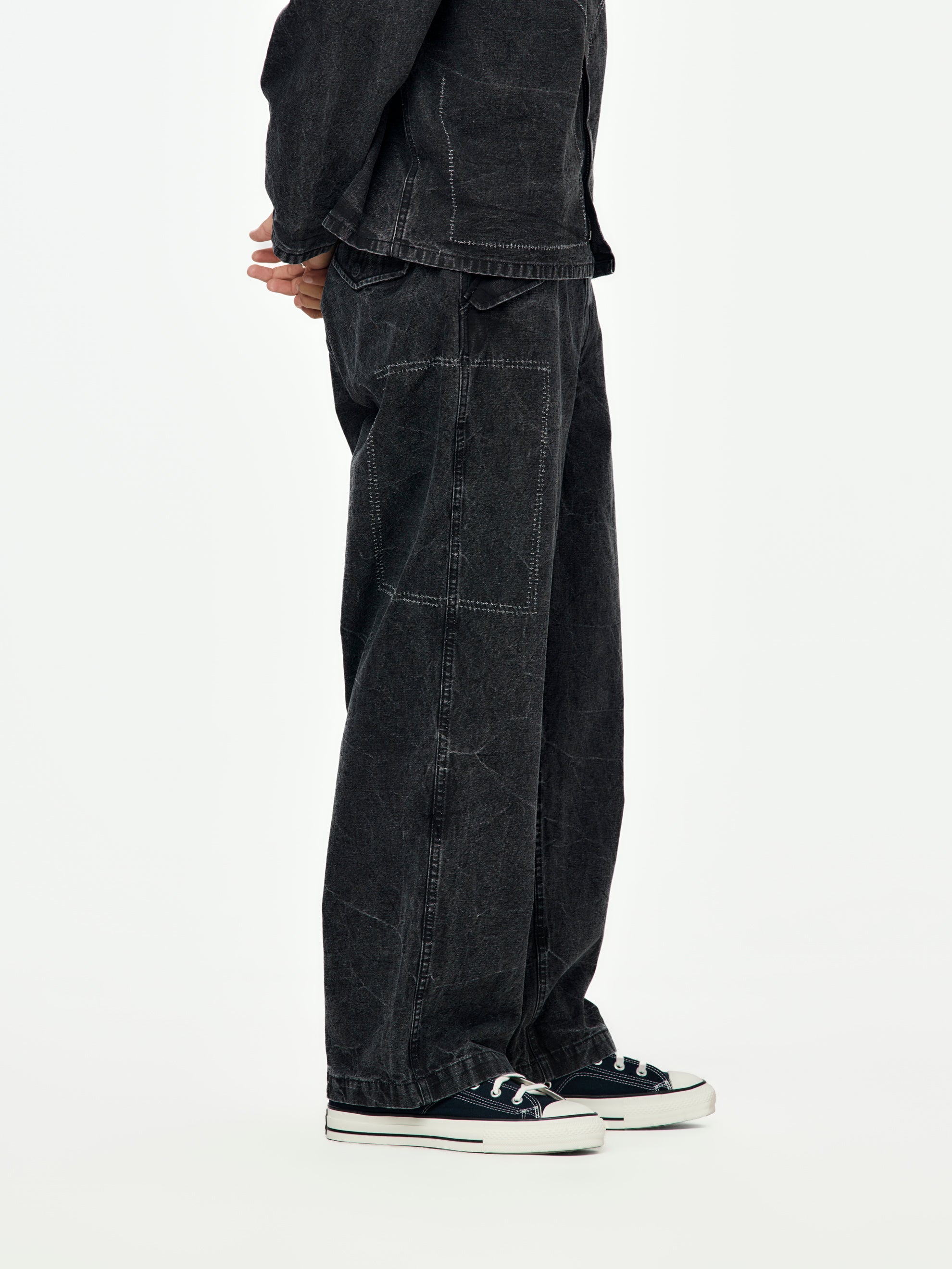 速くおよび自由な A.PRESSE M-51 Custom Pants (Black) - UNION LOS ANGELES パンツ