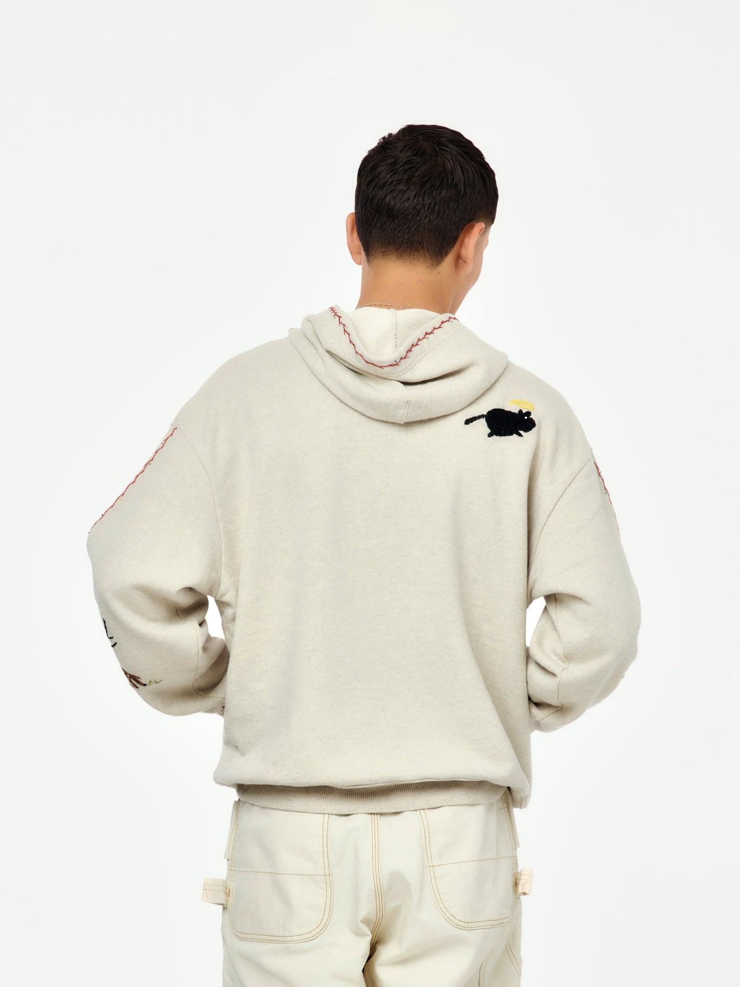 Raven & Cat Top SWT Knit Hoodie Sweatshirt