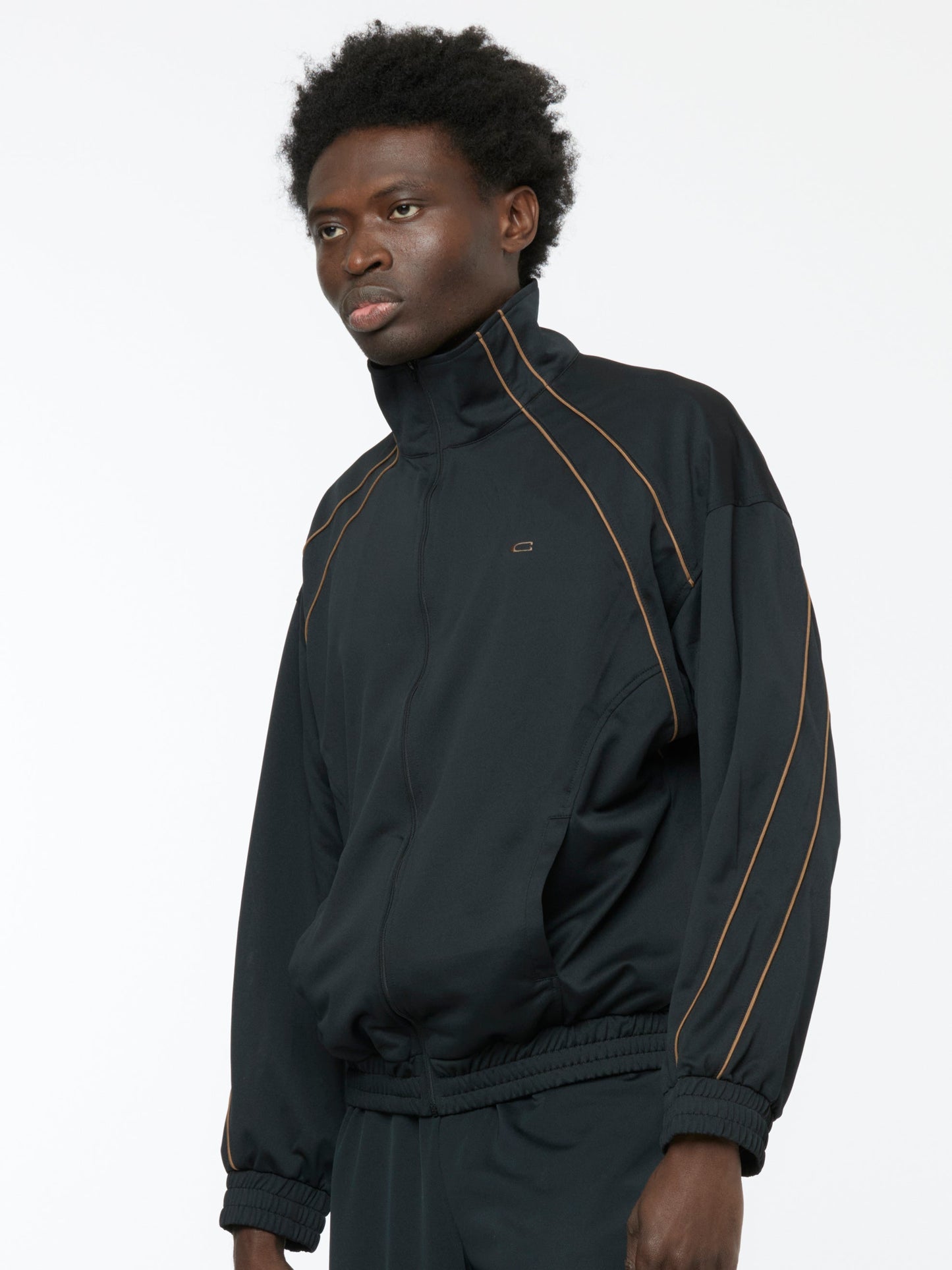 Club Jersey Track Jacket (Black)