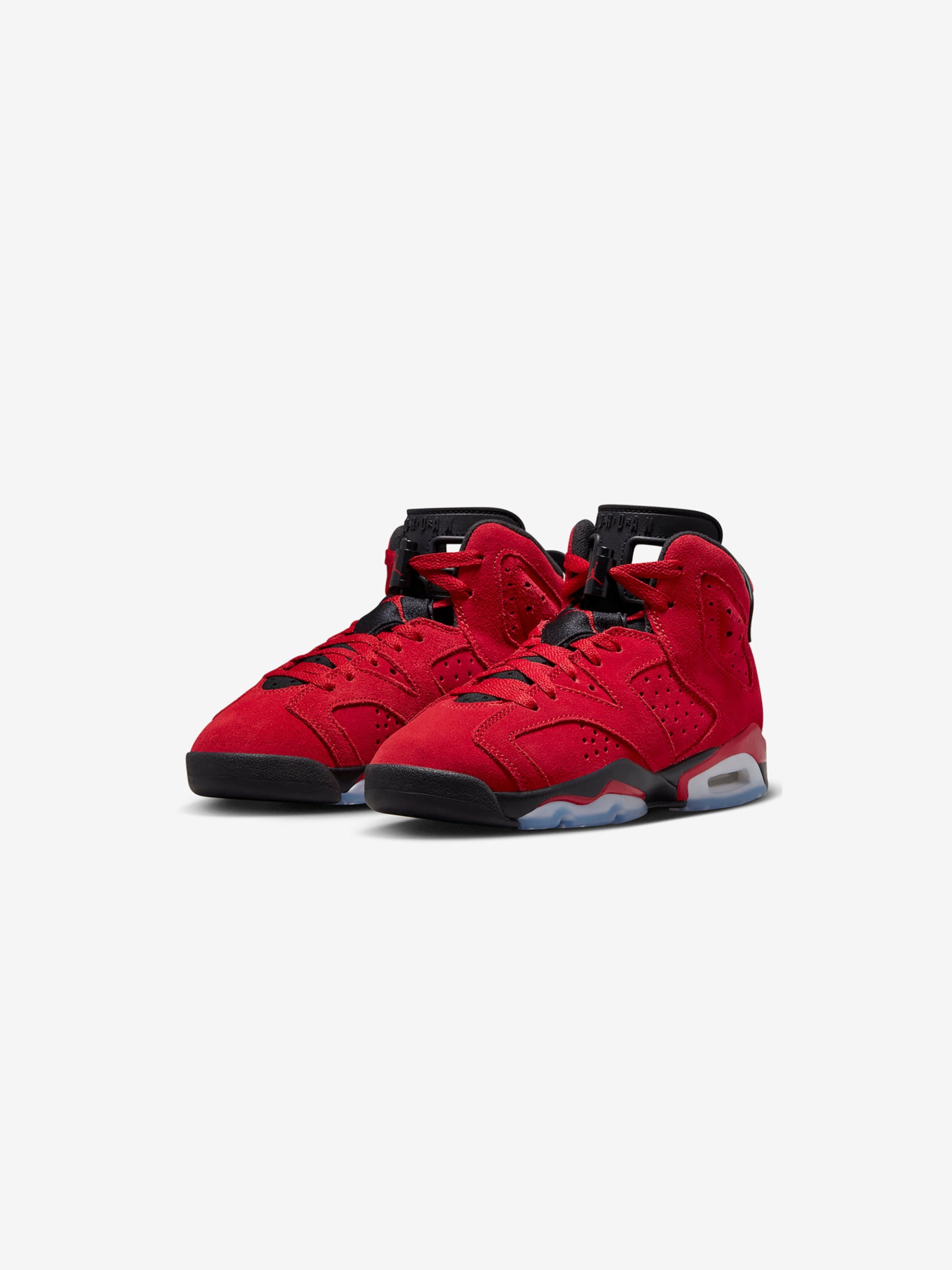 GS AIR JORDAN 6 RETRO  (Varsity Red/Black)
