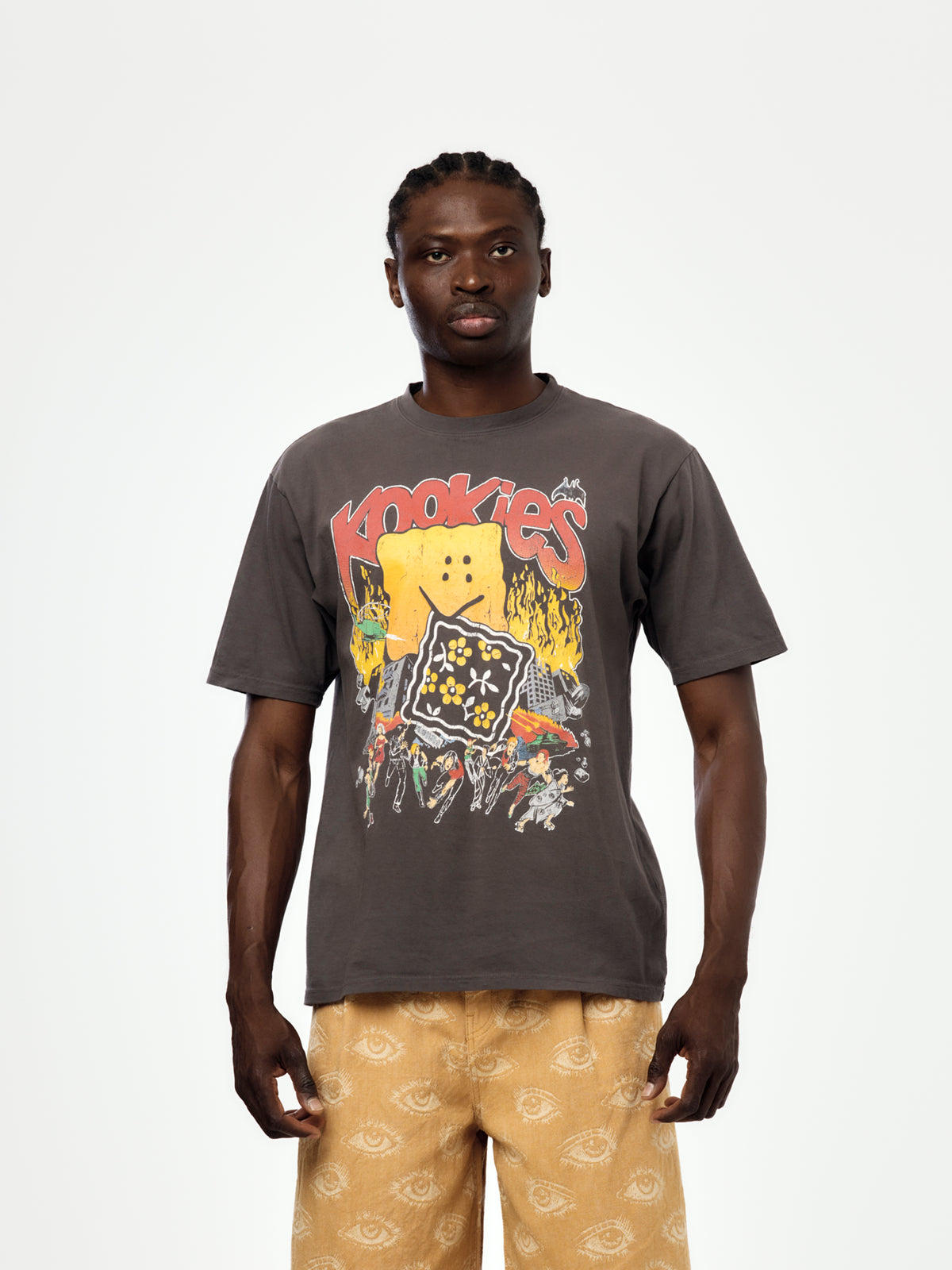 Kapital Buster Peckish Bowy 20/-Jersey Crew T (I-B) - UNION LOS 