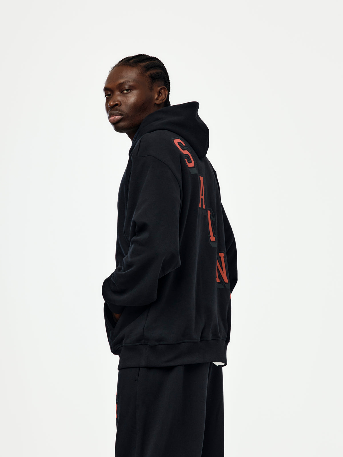 Jordan Brand Saint Mx6 x Jordan Fleece Hoodie (Black/White 
