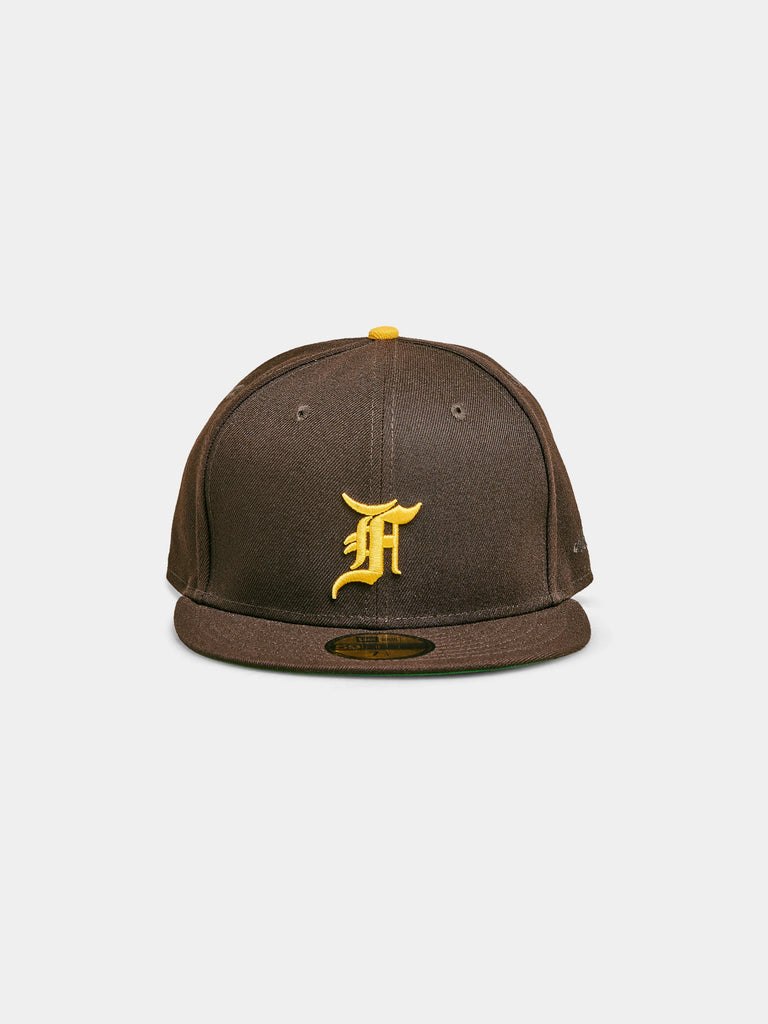 Fear of God New Era Fitted Cap Hat Vintage Gold
