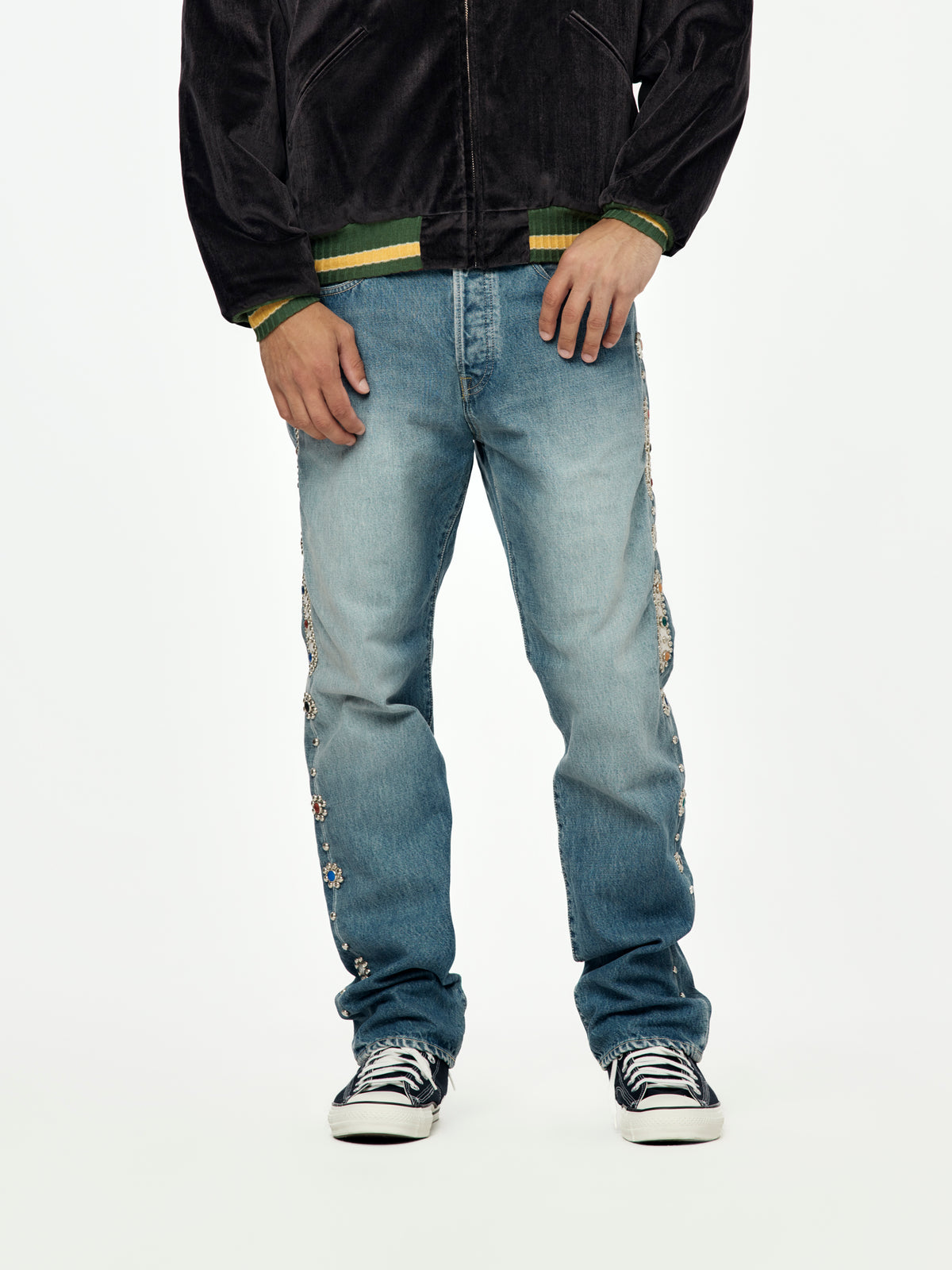 Kapital 14oz Denim 5p MONKEY CISCO (STUDS) - UNION LOS ANGELES