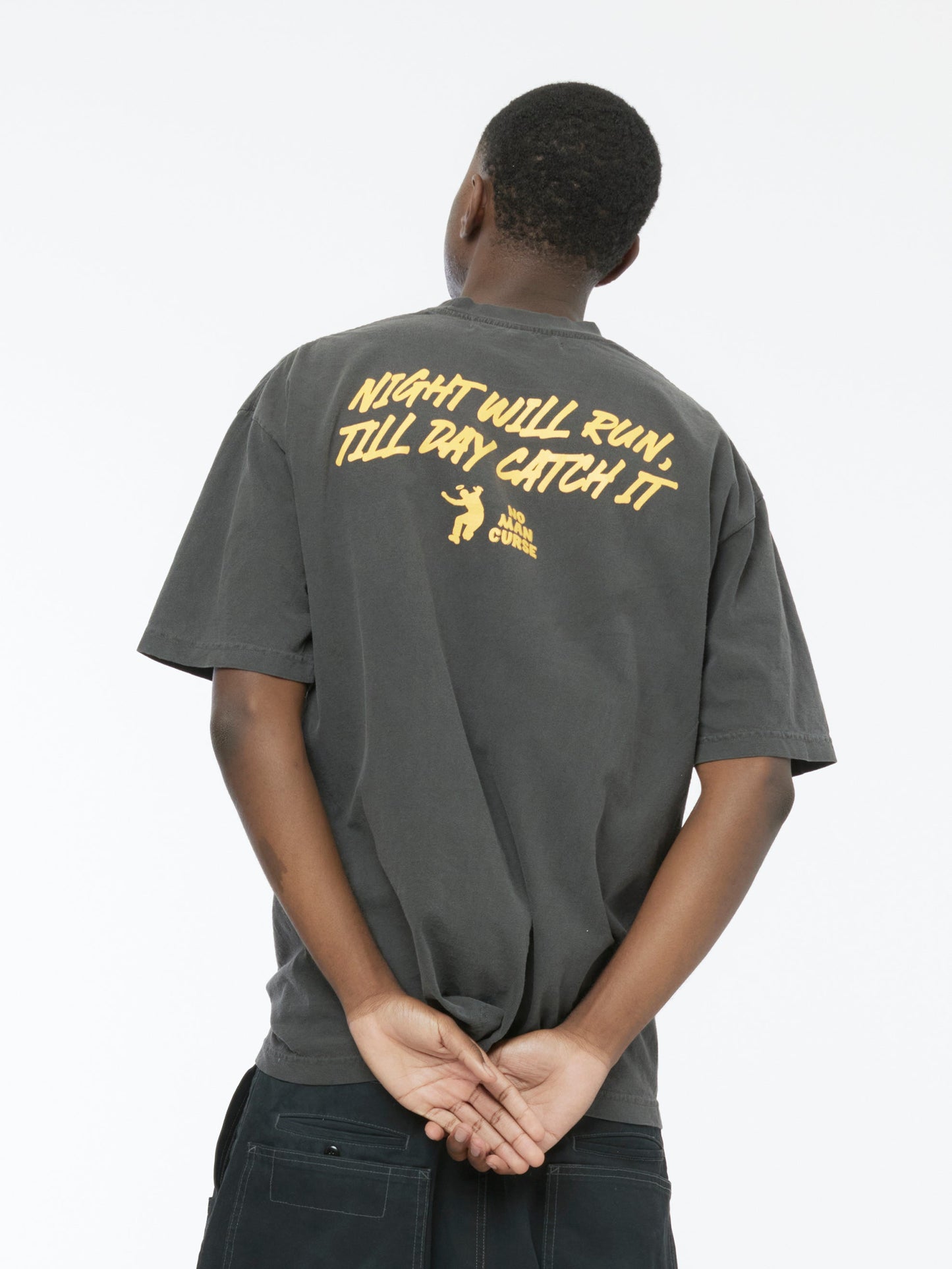 Union x No Man Curse Tee (Vintage Black)