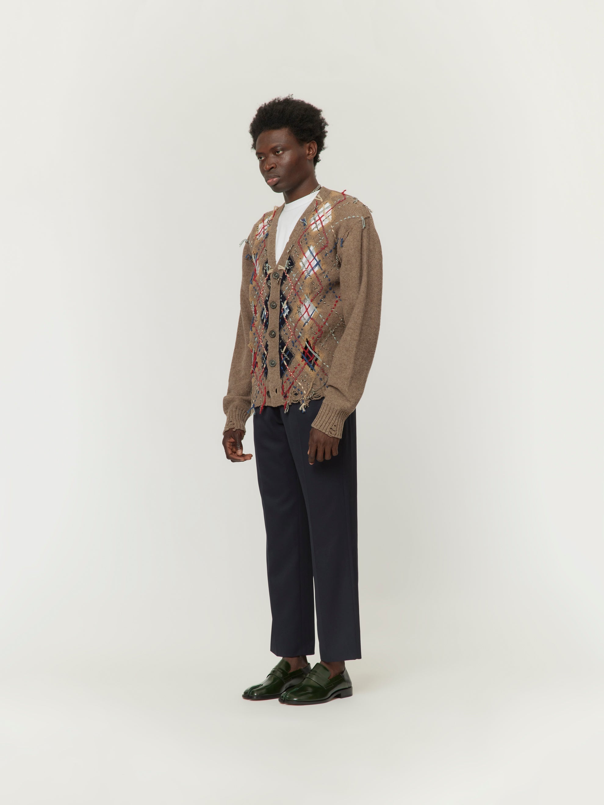 Multi Beige Cardigan
