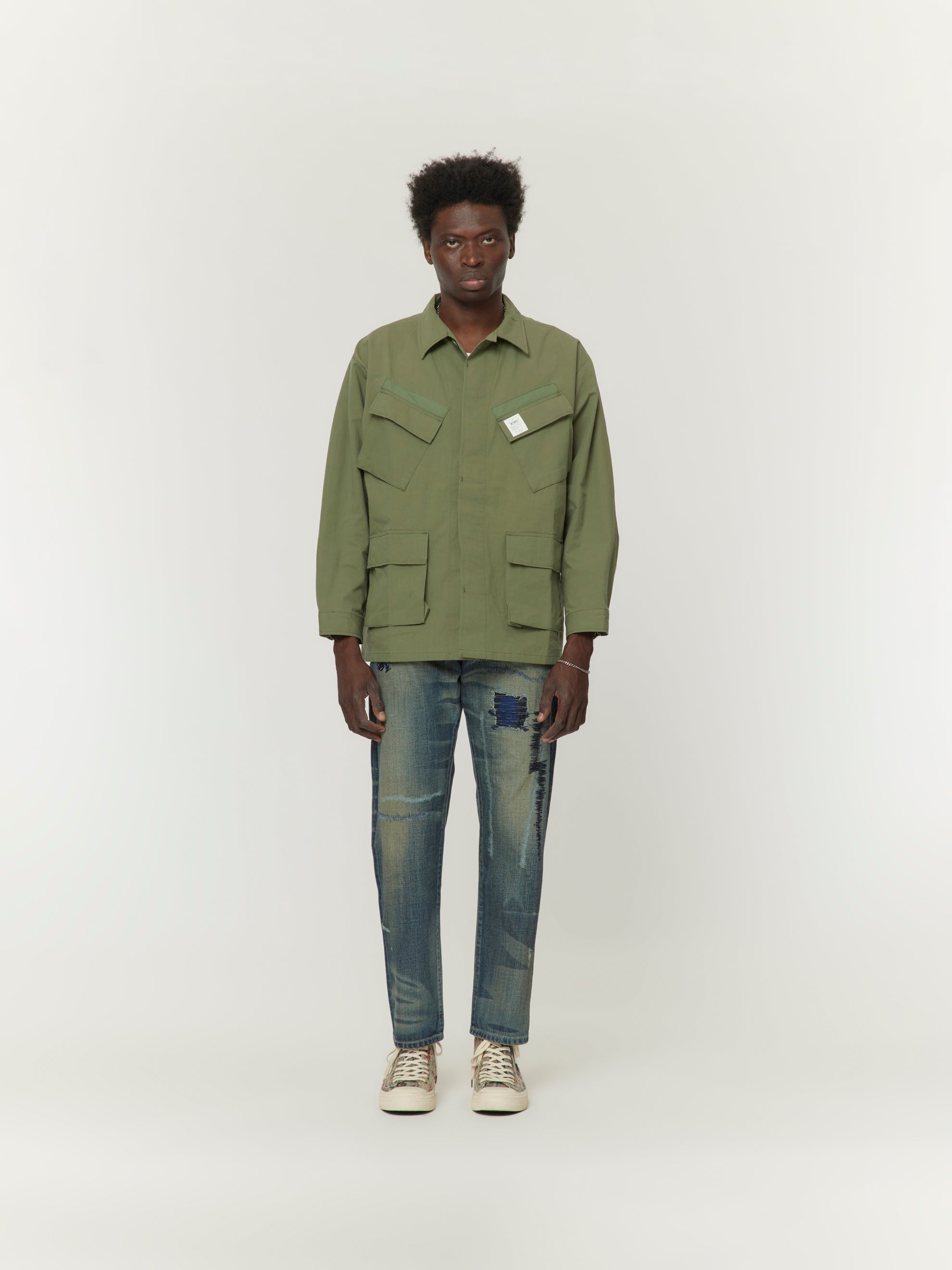 23SS WTAPS JUNGLE 02 LS NYCO RIPSTOP-