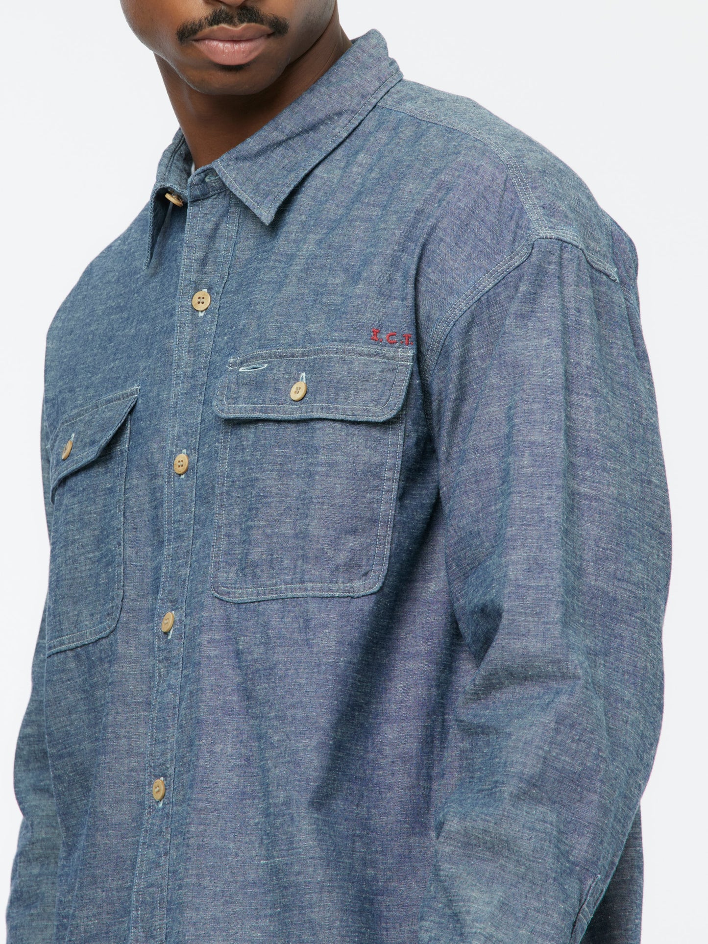 LANGER CHAMBRAY L/S (Indigo)