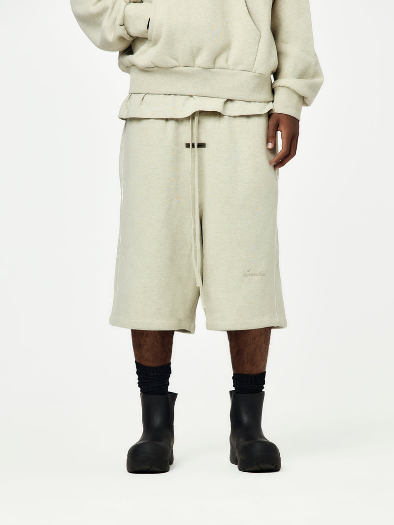 Basketball Fleece Shorts (Heather Stone)
