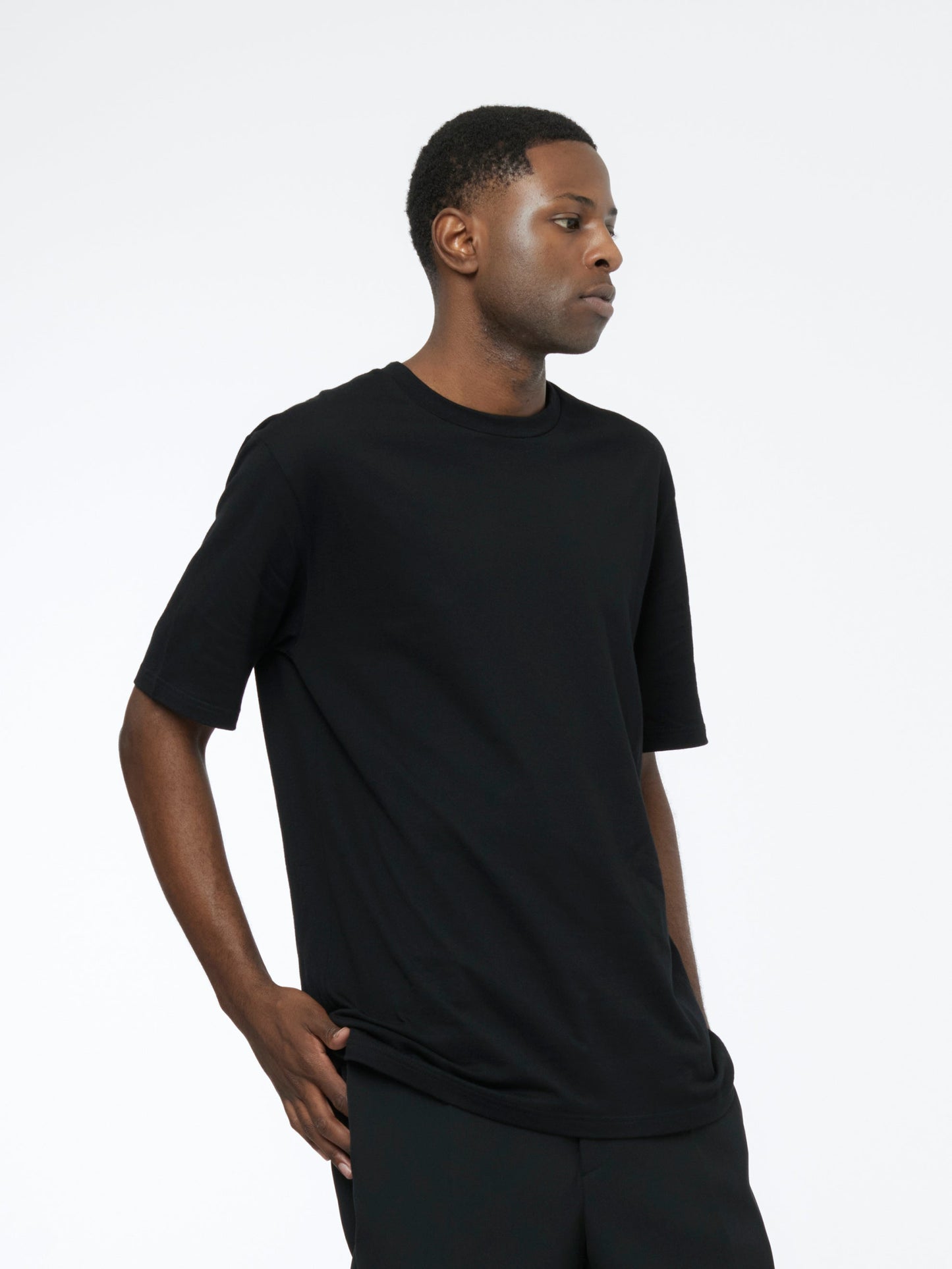 Seasonal Print Tee (Black)