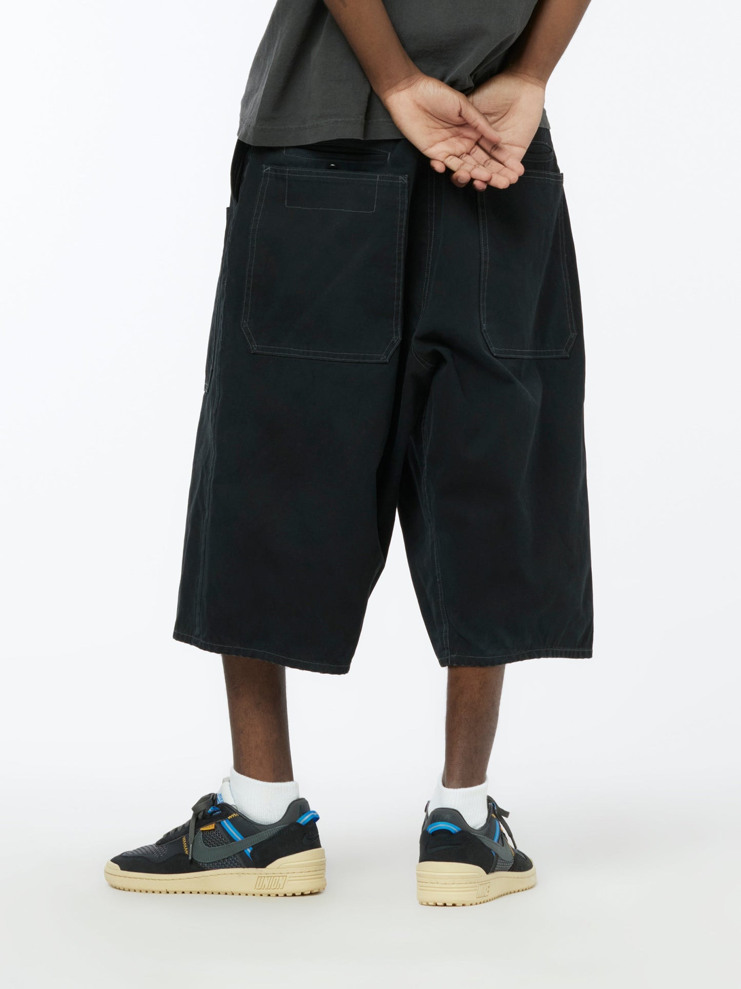 Canvas Short Pants (Black)