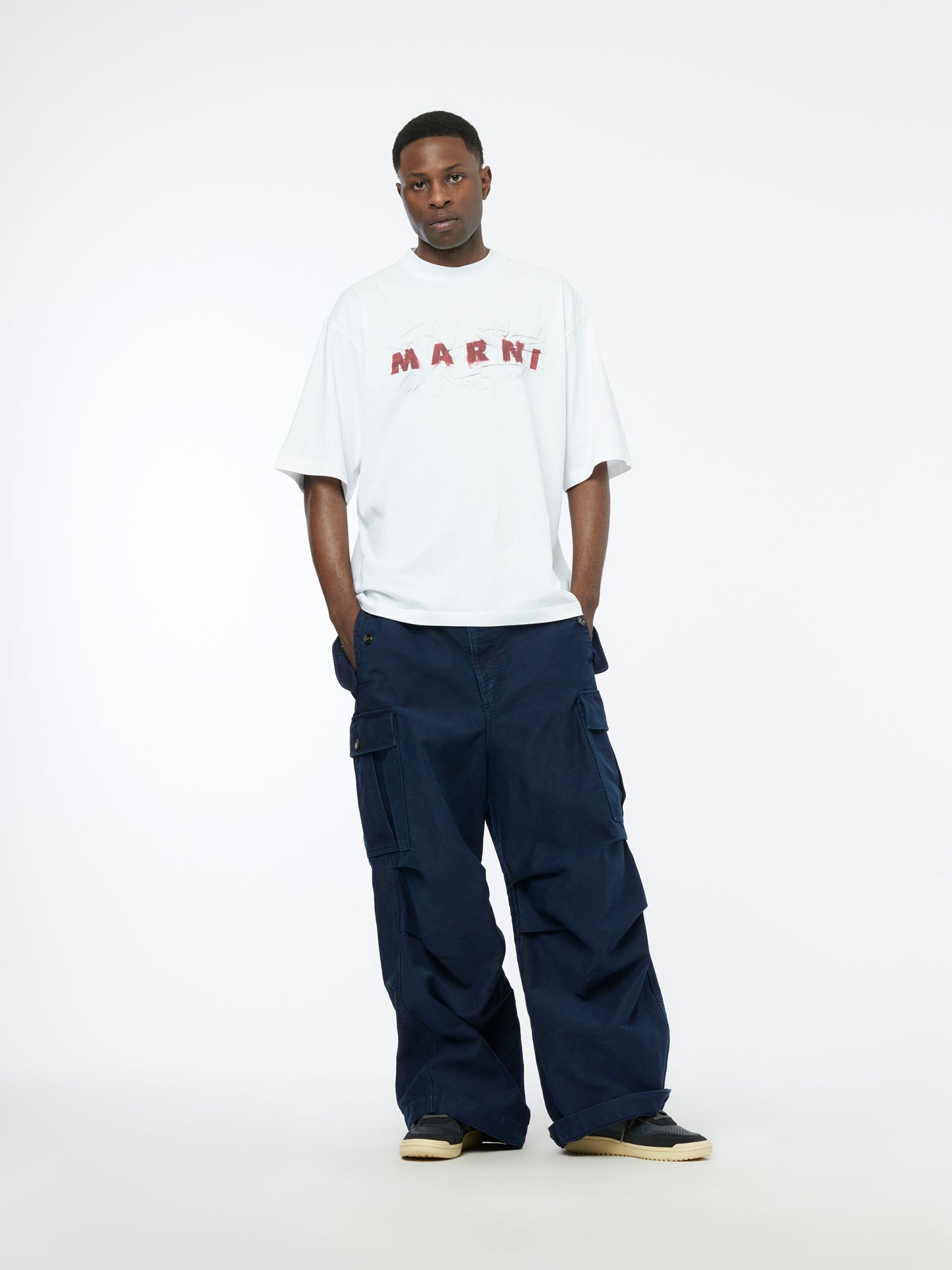 Cargo Workwear Pants (Light Navy)