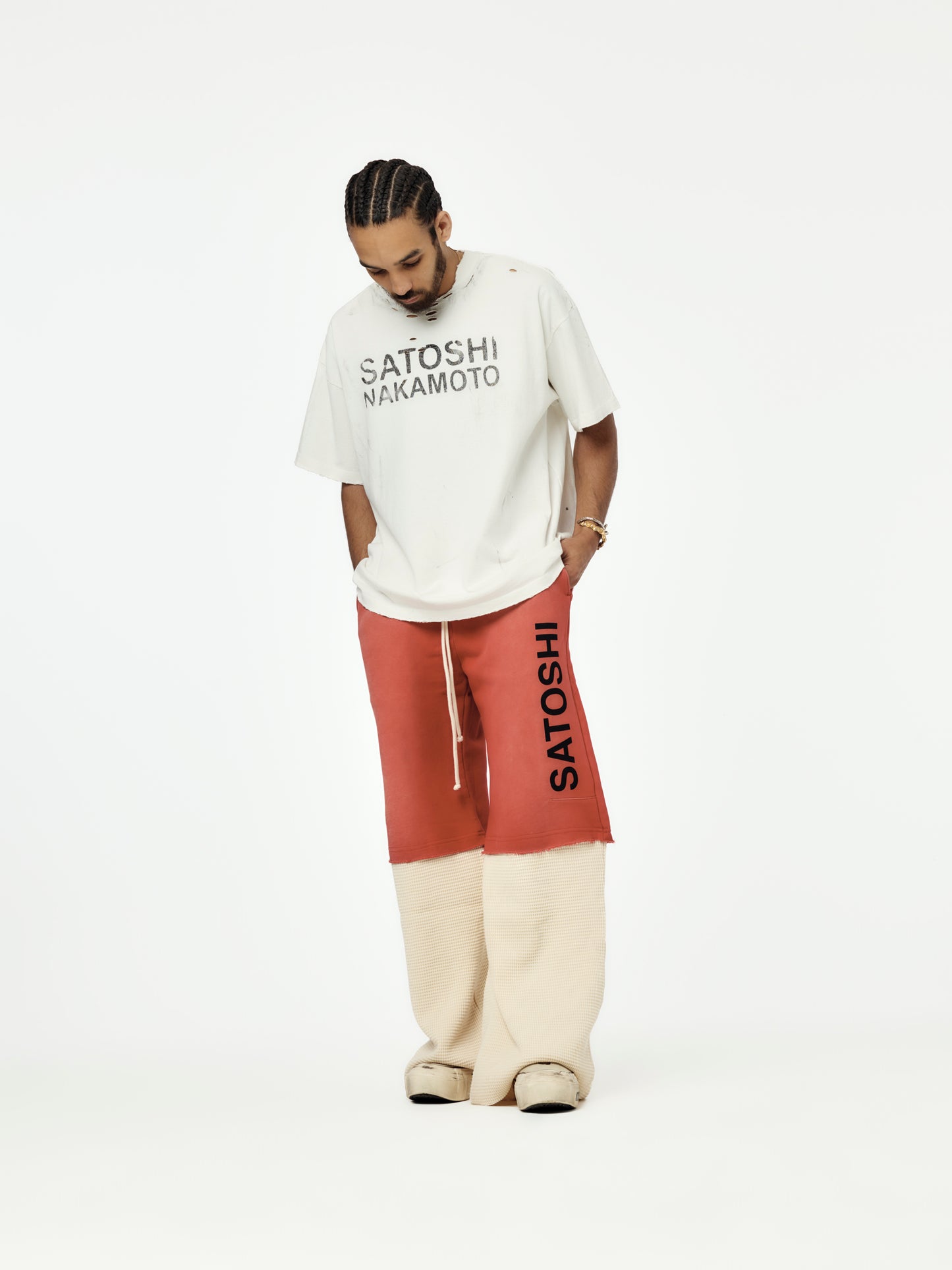 Double Layer Sweatpant (Red)