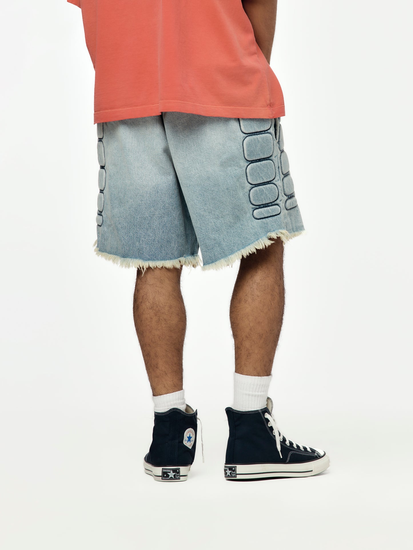 Denim Moto Short (Blue Denim)