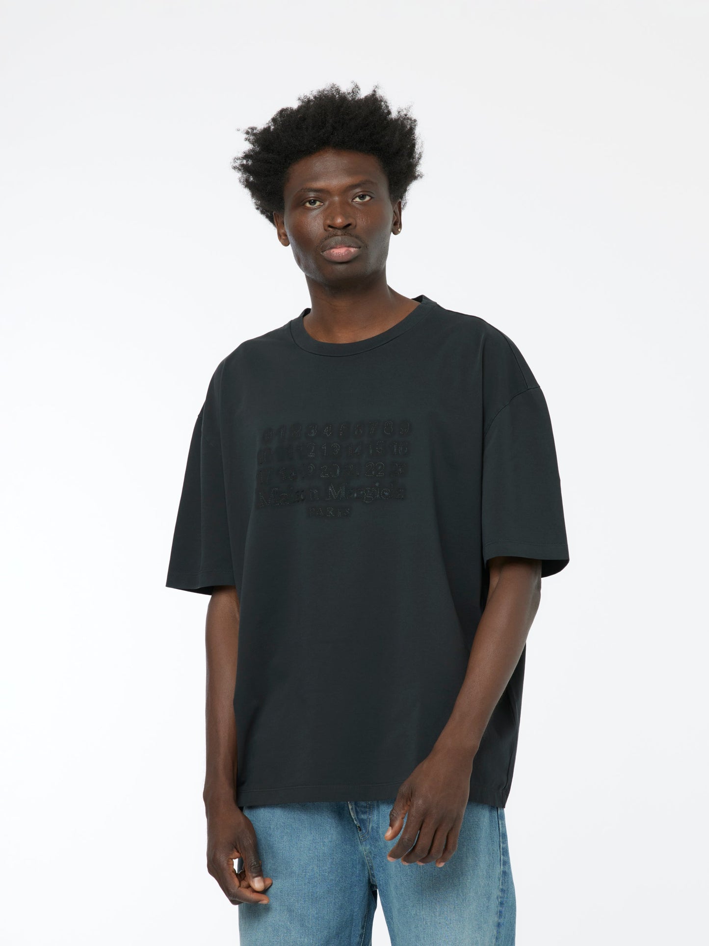 Heavy Jersey T-Shirt (Washed Black)