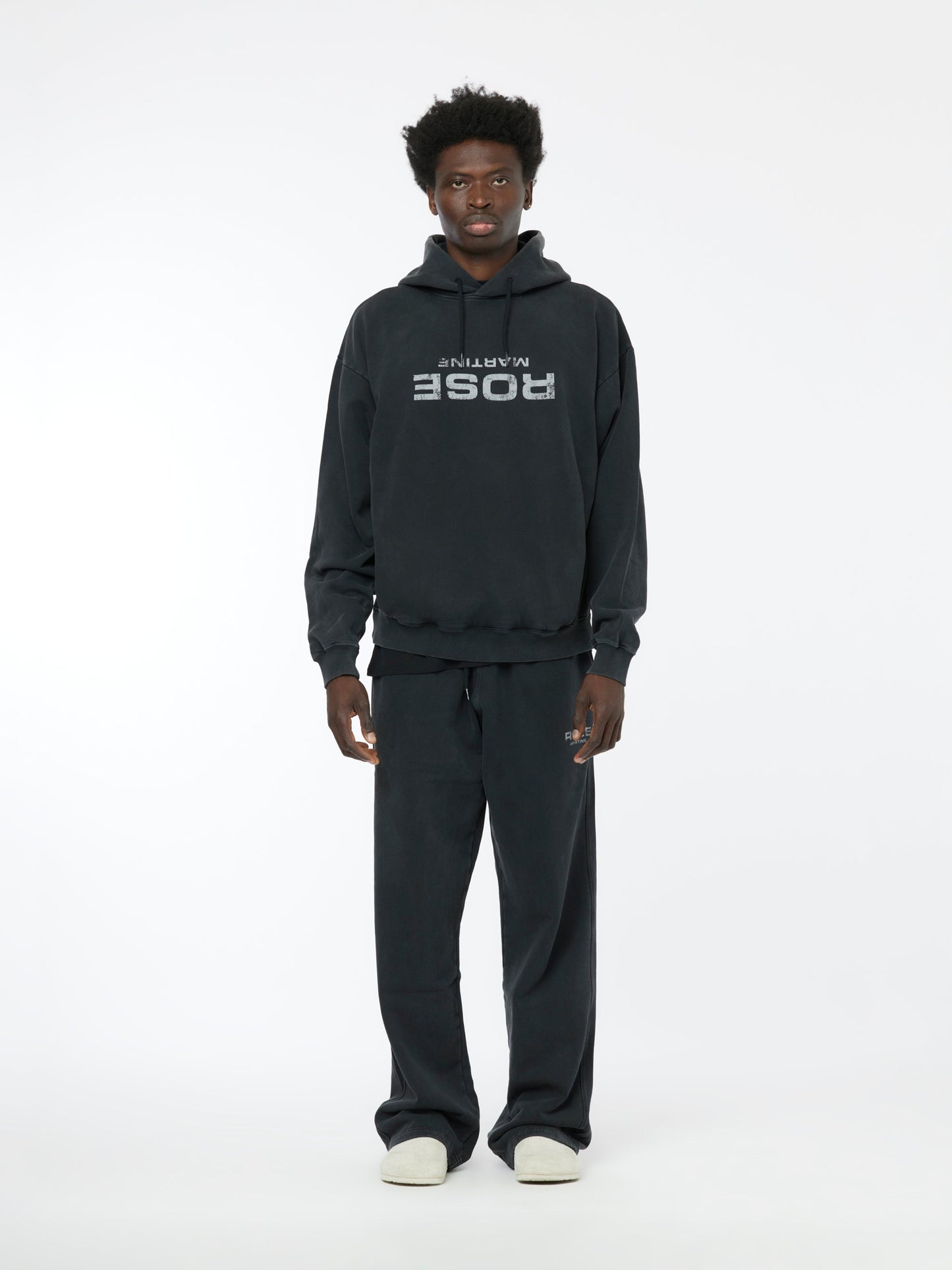 Rose Classic Hoodie (Washed Black)