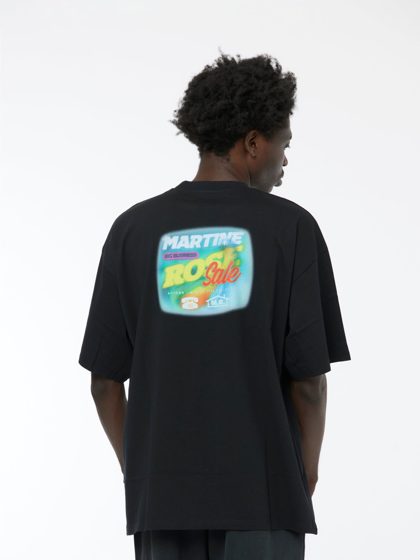 Telly Oversized S/S T-Shirt (Black)