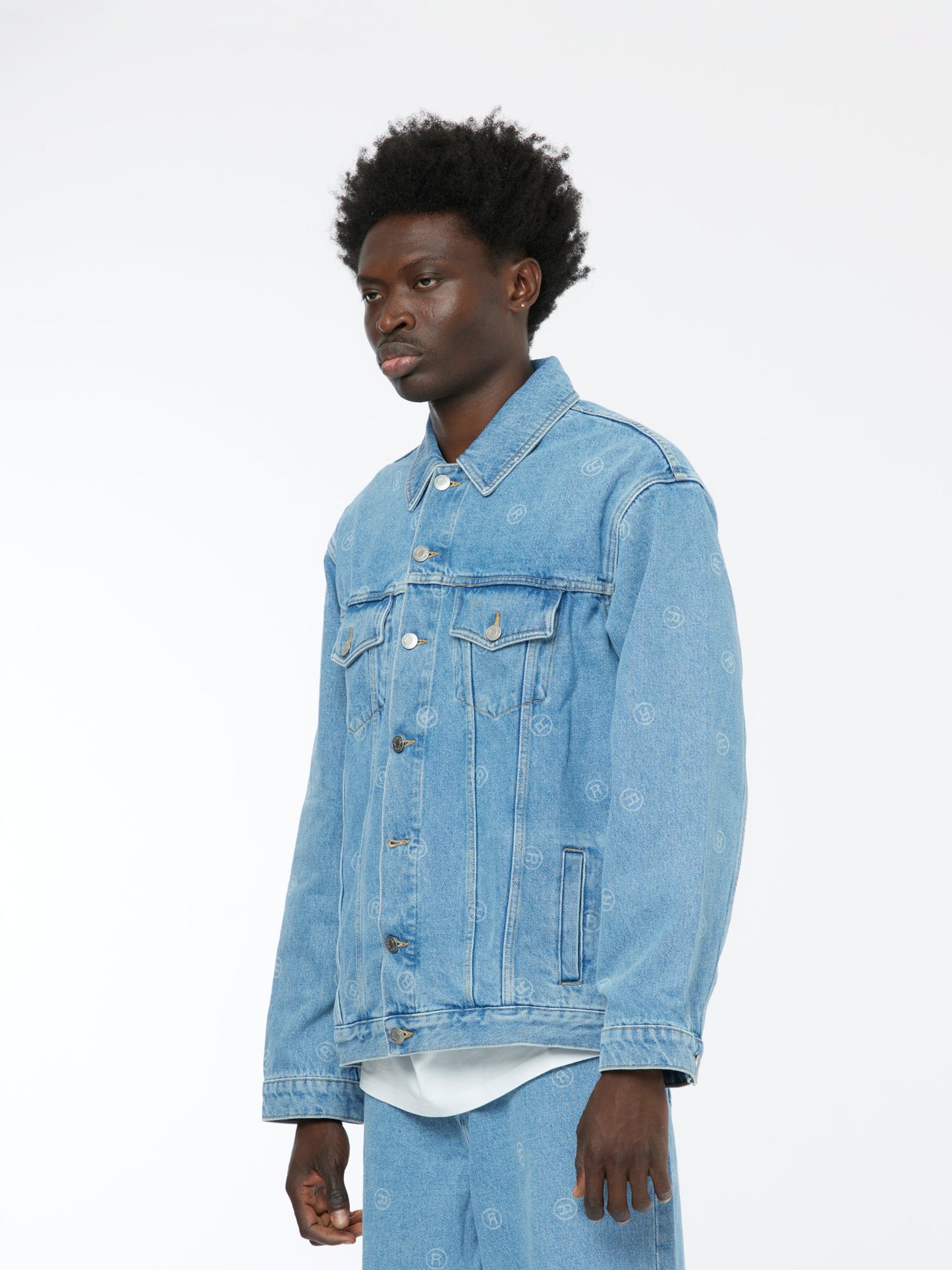 Oversized Denim Jacket Blue