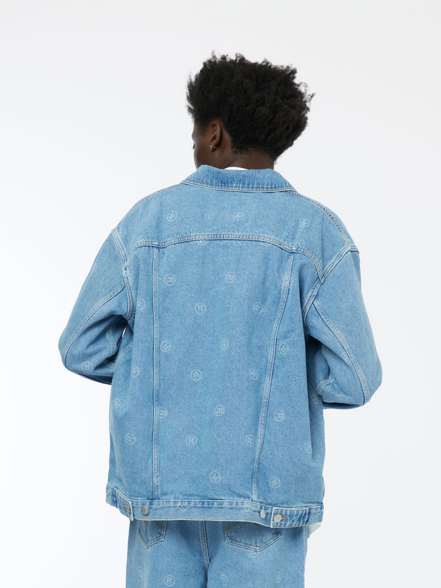 Oversized Denim Jacket Blue