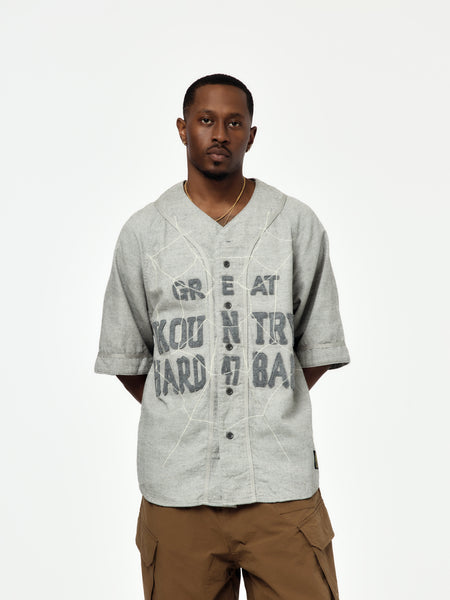 2026FW KAPITAL 刺繍デニムシャツ Kountry Kapitl ”GREAT KOUNTRY PORT トップス