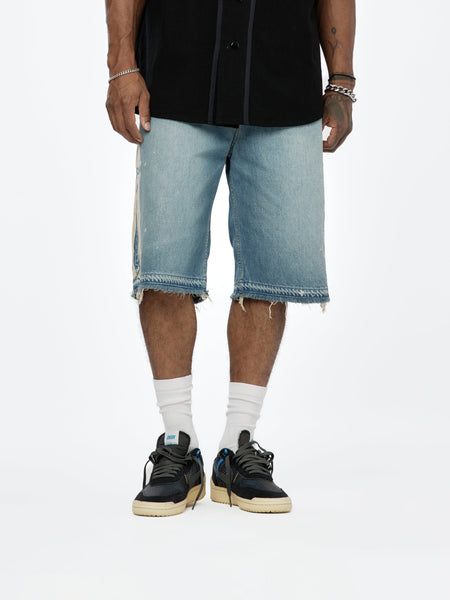 最終出品 早い者勝ち 確実正規品 kapital born shorts 36 Kapital 14oz Denim Bone Shorts - UNION LOS ANGELES