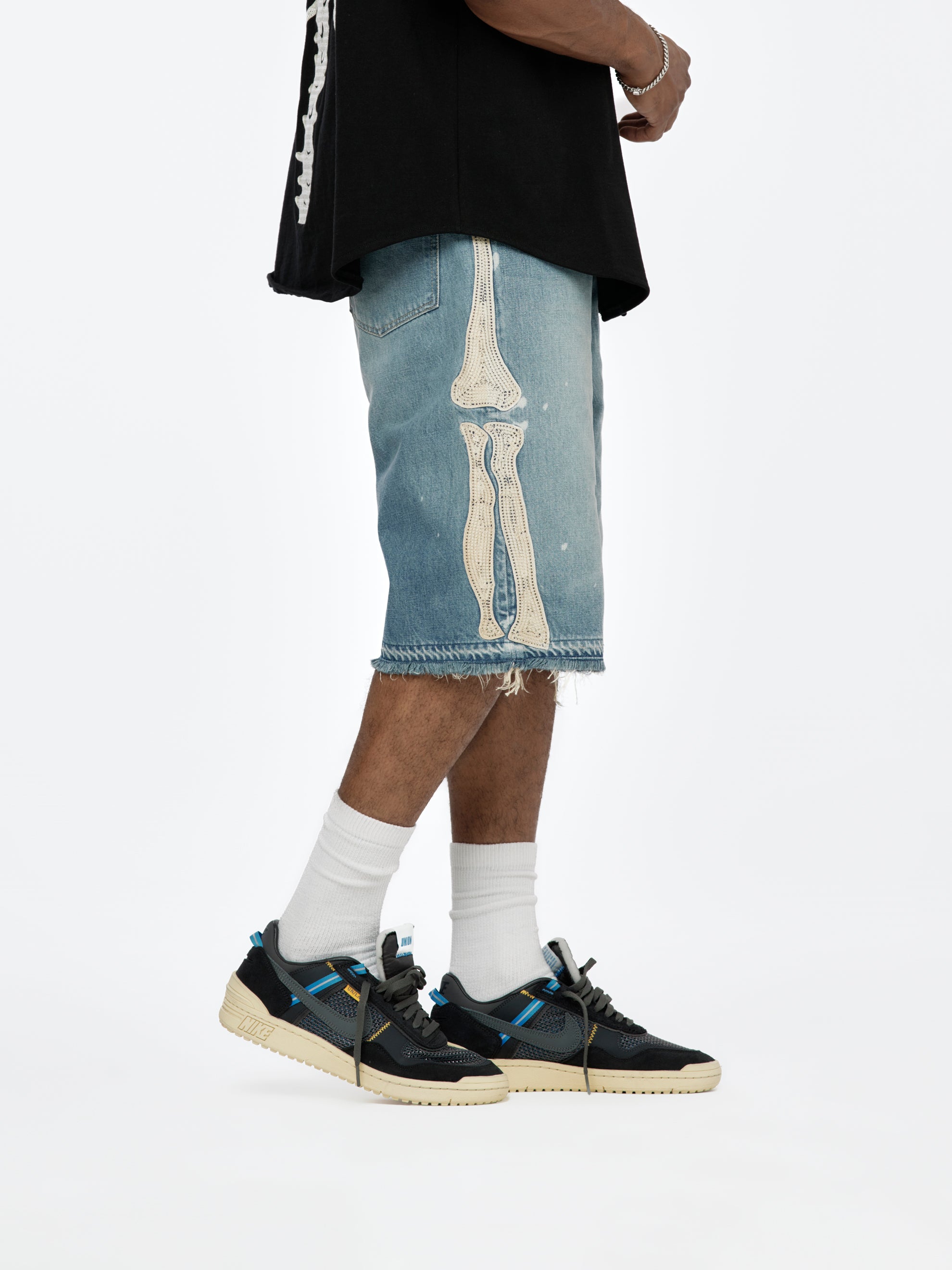 Kapital 14oz Denim Bone Shorts - UNION LOS ANGELES