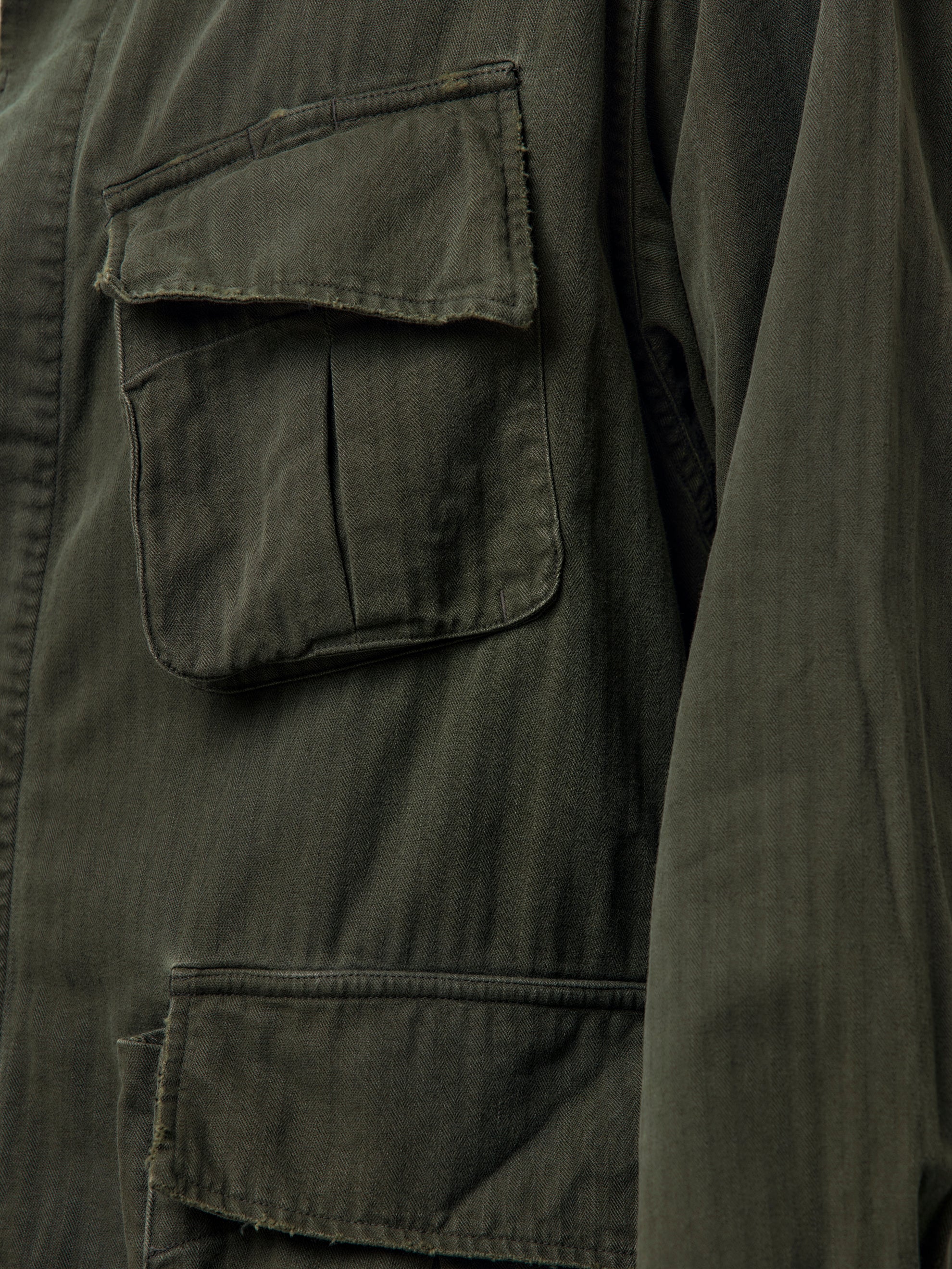 【新品】A.PRESSE JUNGLE FATIGUE JACKET A.Presse: Men's Vintage Us Army Jungle Fatigue (Olive