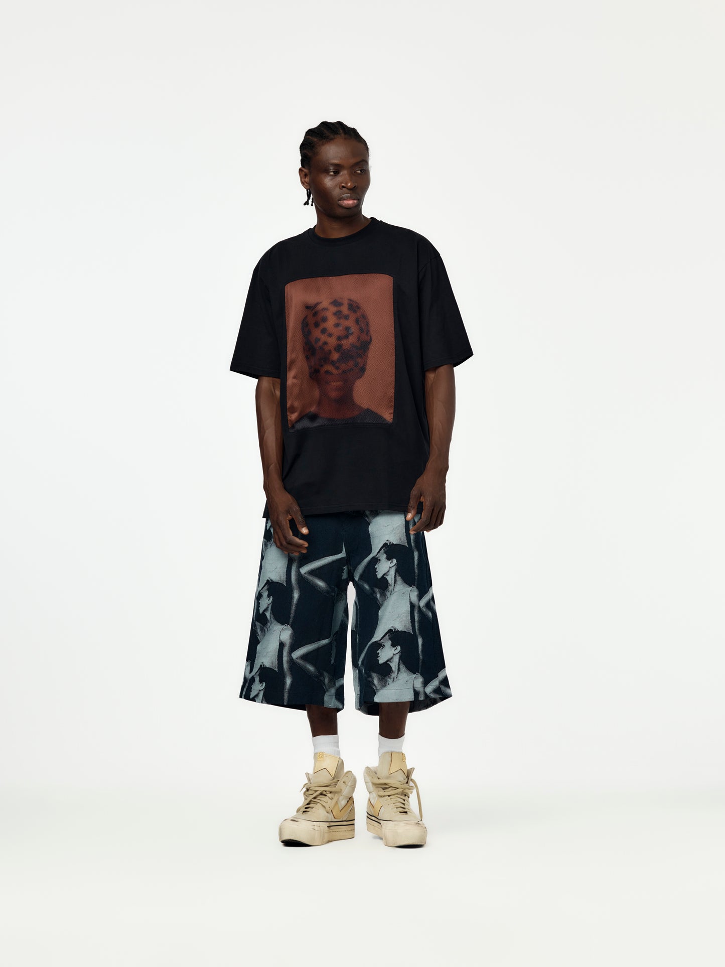 Jet Shorts (Jacquard Face Denim)