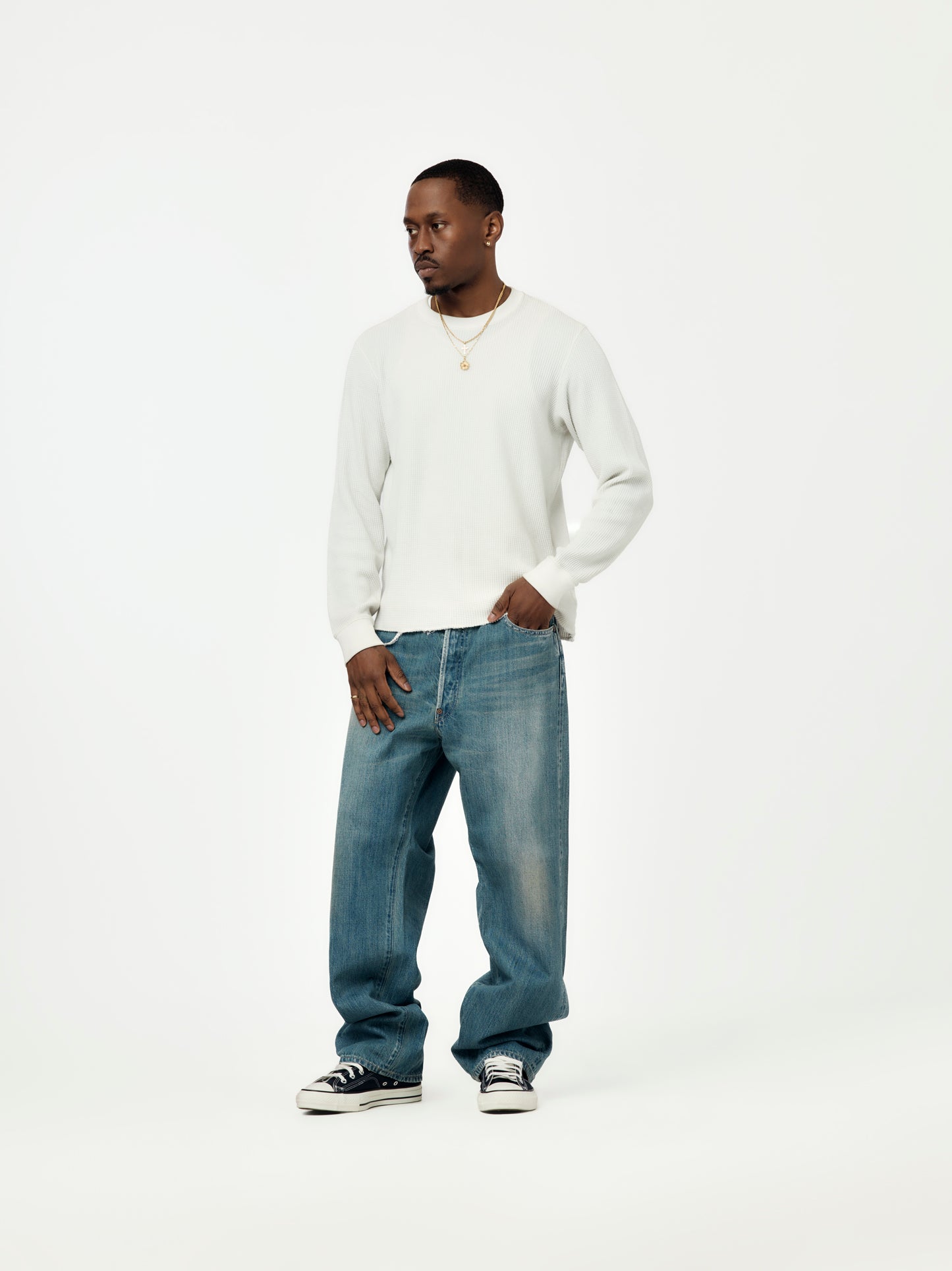 No.2 Washed Denim Pants (Indg)
