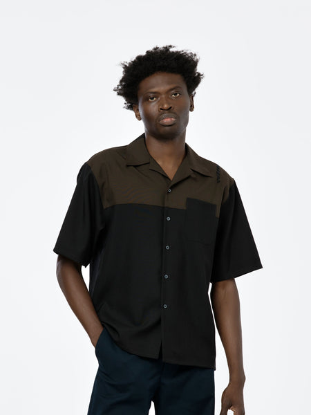 Tシャツ・カットソー ASPESI SHORT SLEEVES BOWLING SHIRT (S5 Q M084 3371 01045) S4_A_CE18_G329__85393_0000_gra