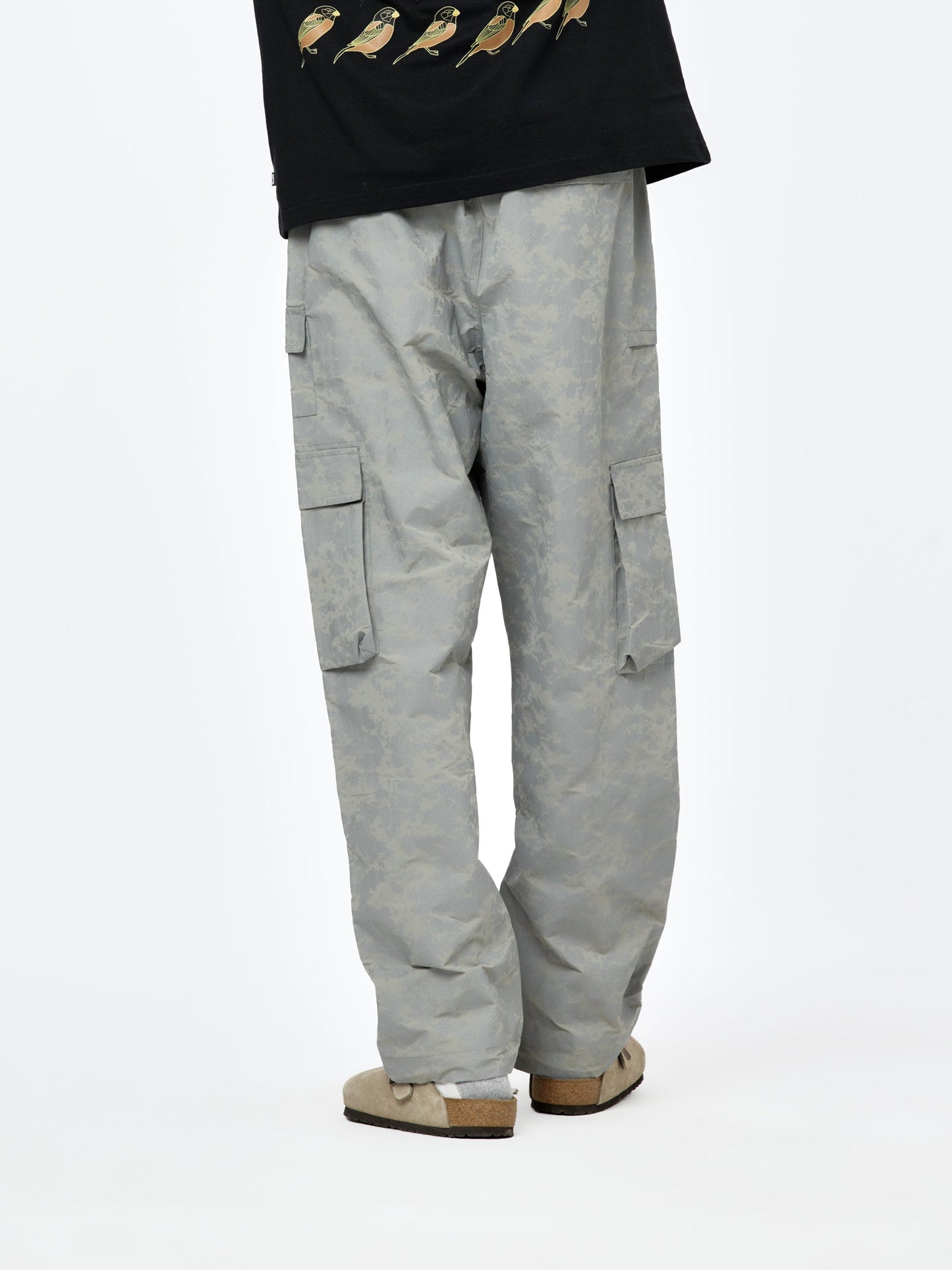 Digi Camo Reflective Cargo Pants (Wild Dove)