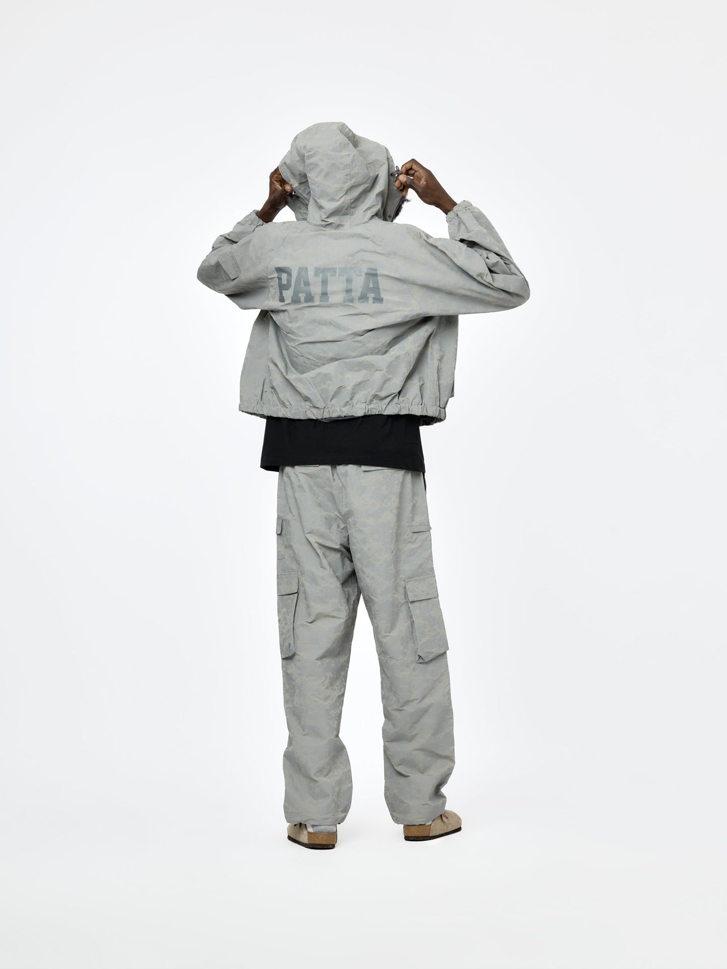 Digi Camo Reflective Cargo Pants (Wild Dove)