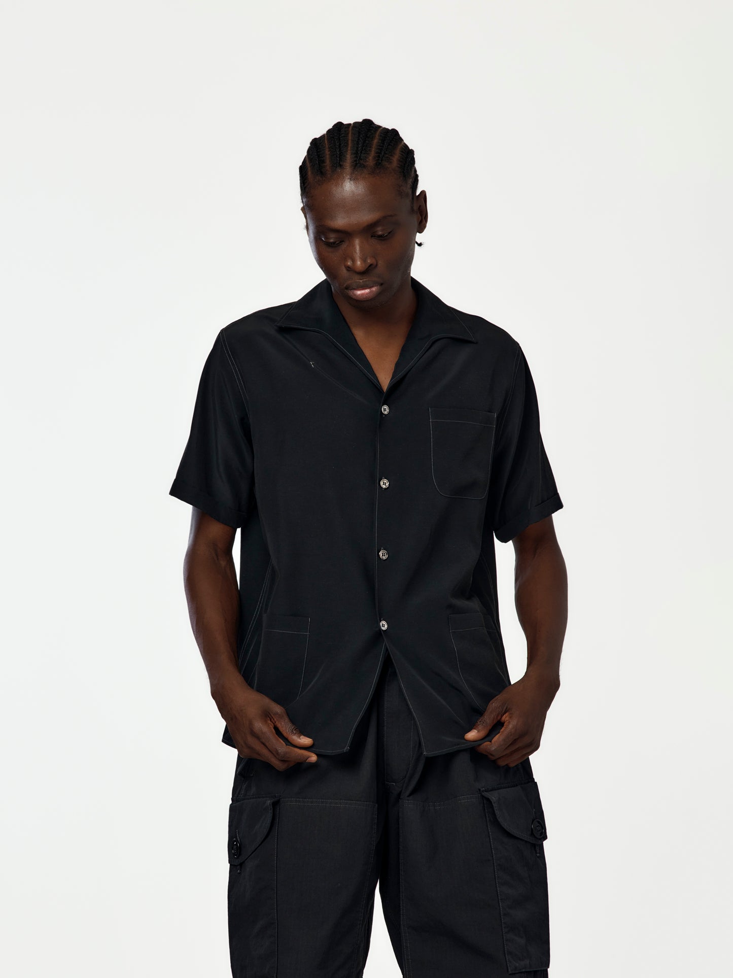 Short-Sleeved Shirt (Black)