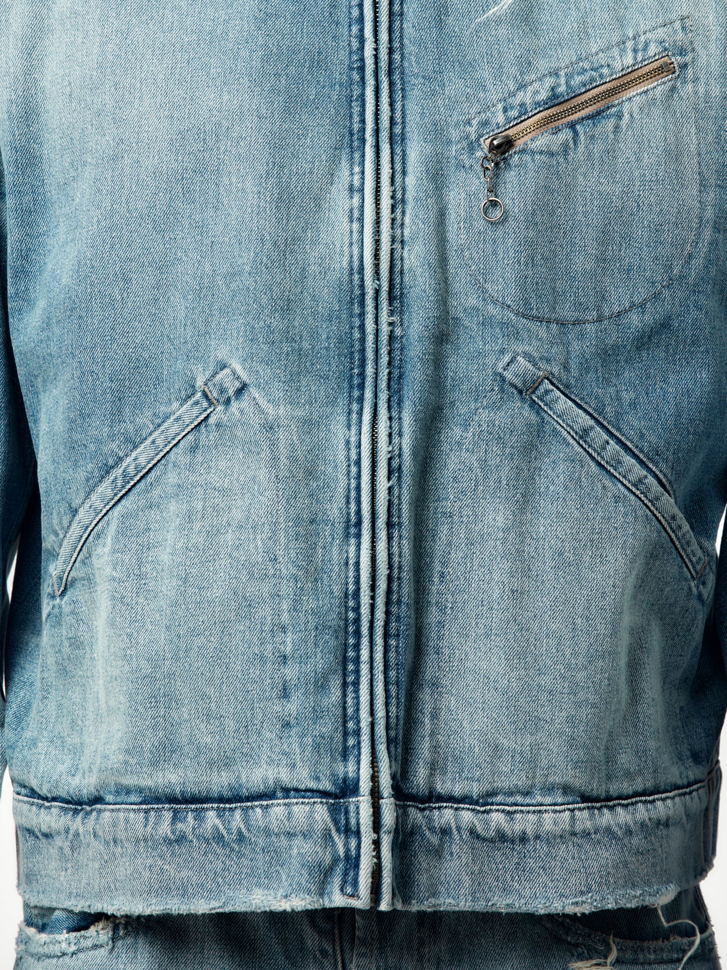 Japanese Denim Sports Jacket (Light Blue)