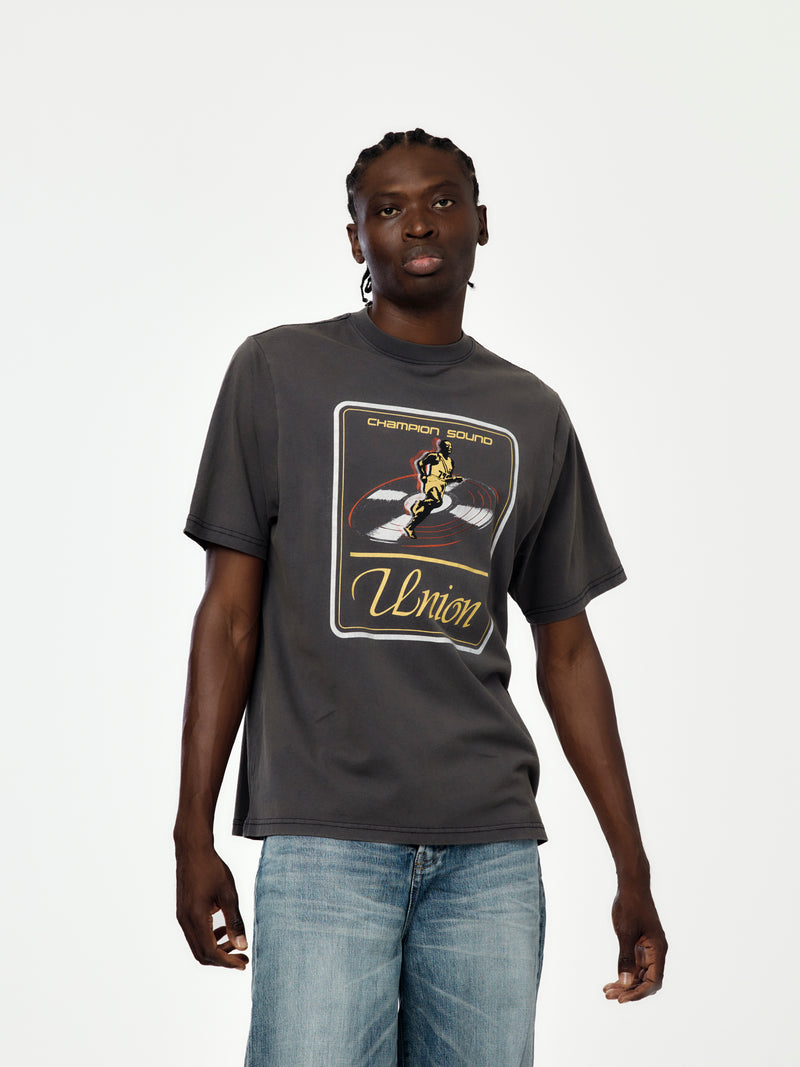 Track Tee (Vintage Black)
