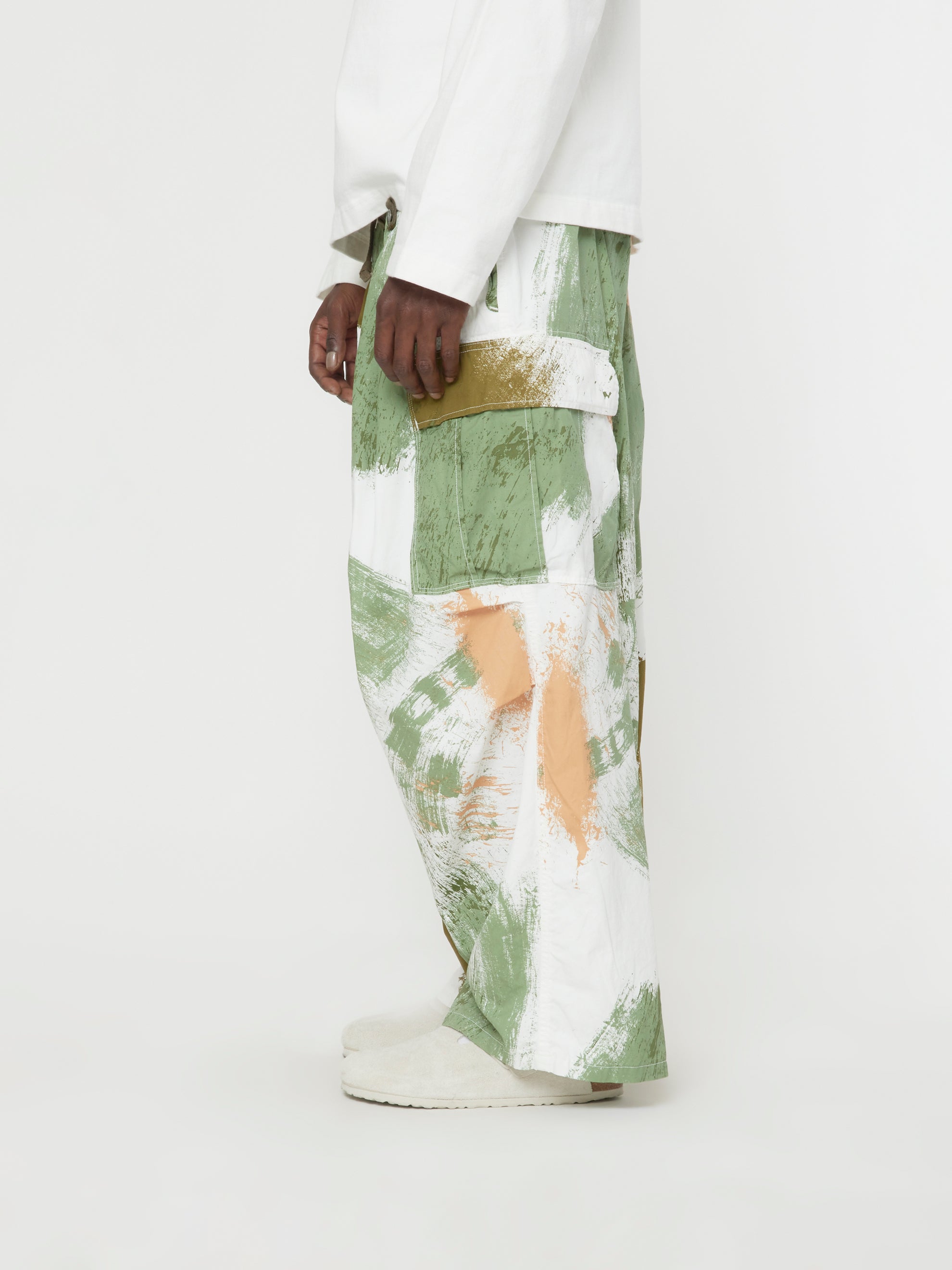 Combed Burberry BRUSH-CAMO JUMBO Cargo Pants