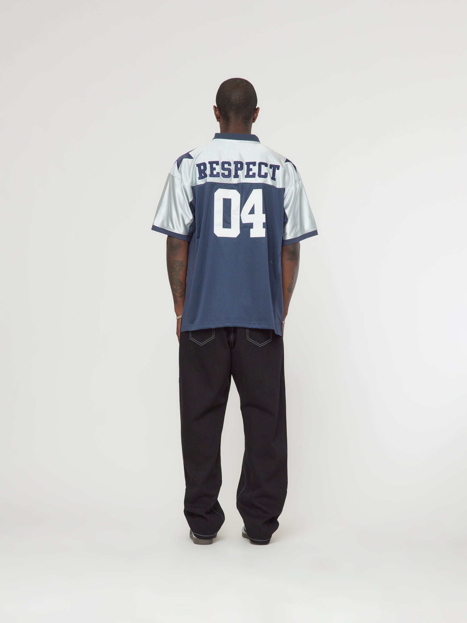 RESPECT FOOTBALL JERSEY (Blue Nights Pearl Blue)