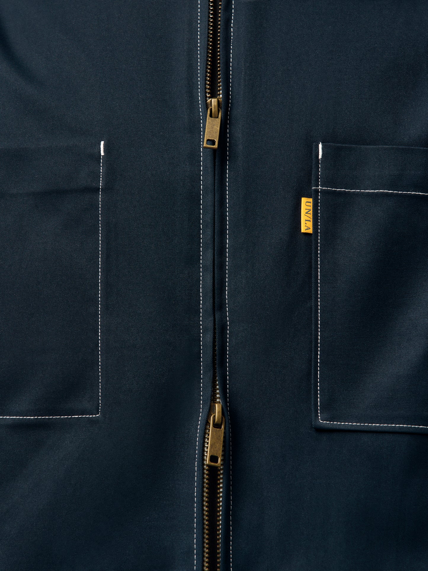 Stacey Zip Shirt (Navy)